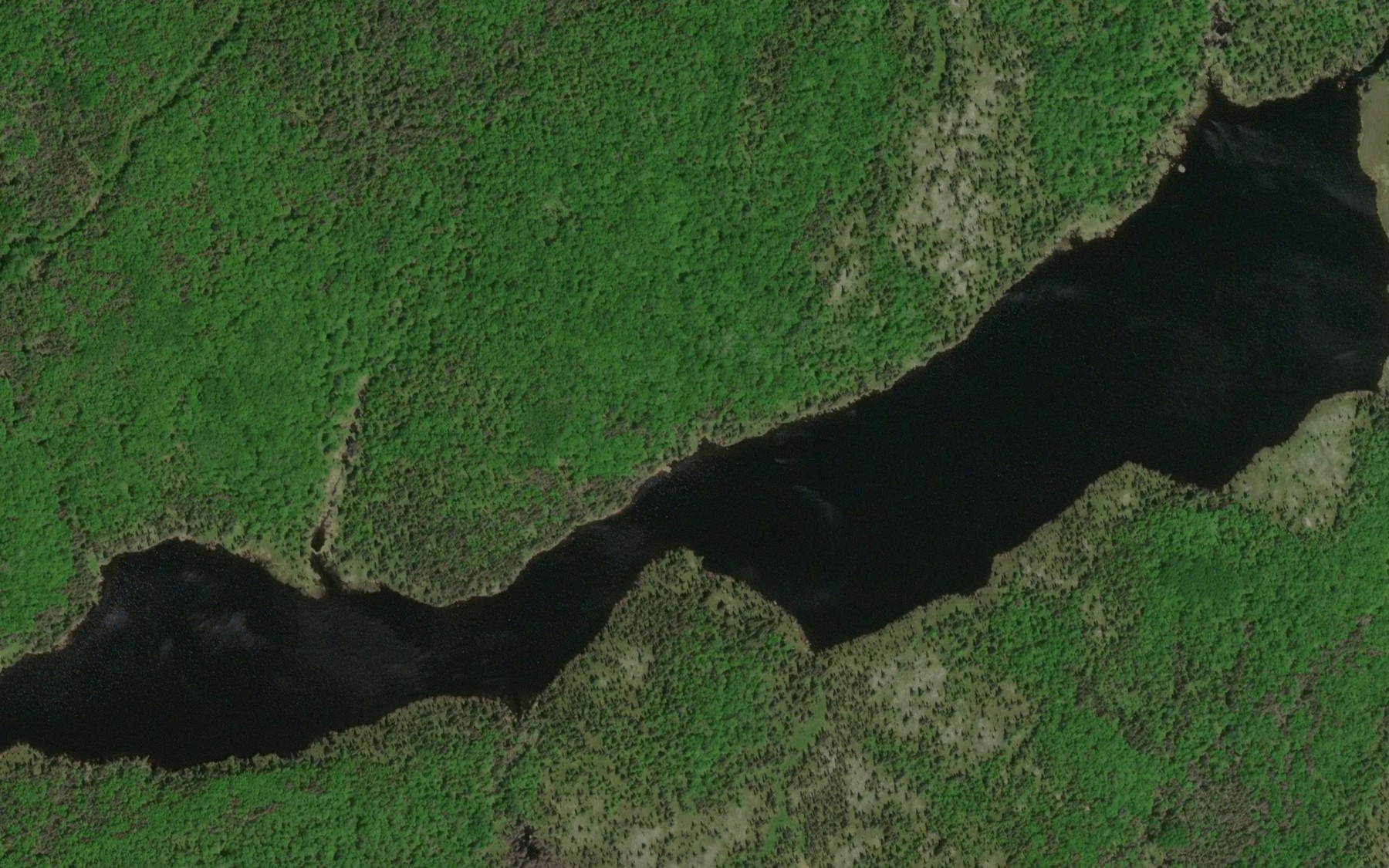 Satellite map of the Lac a Narcisse