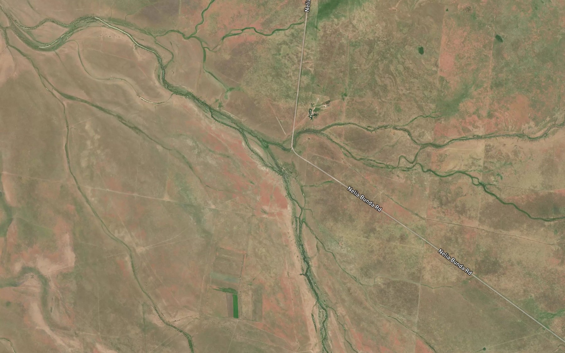 Satellite map of the Middle Creek