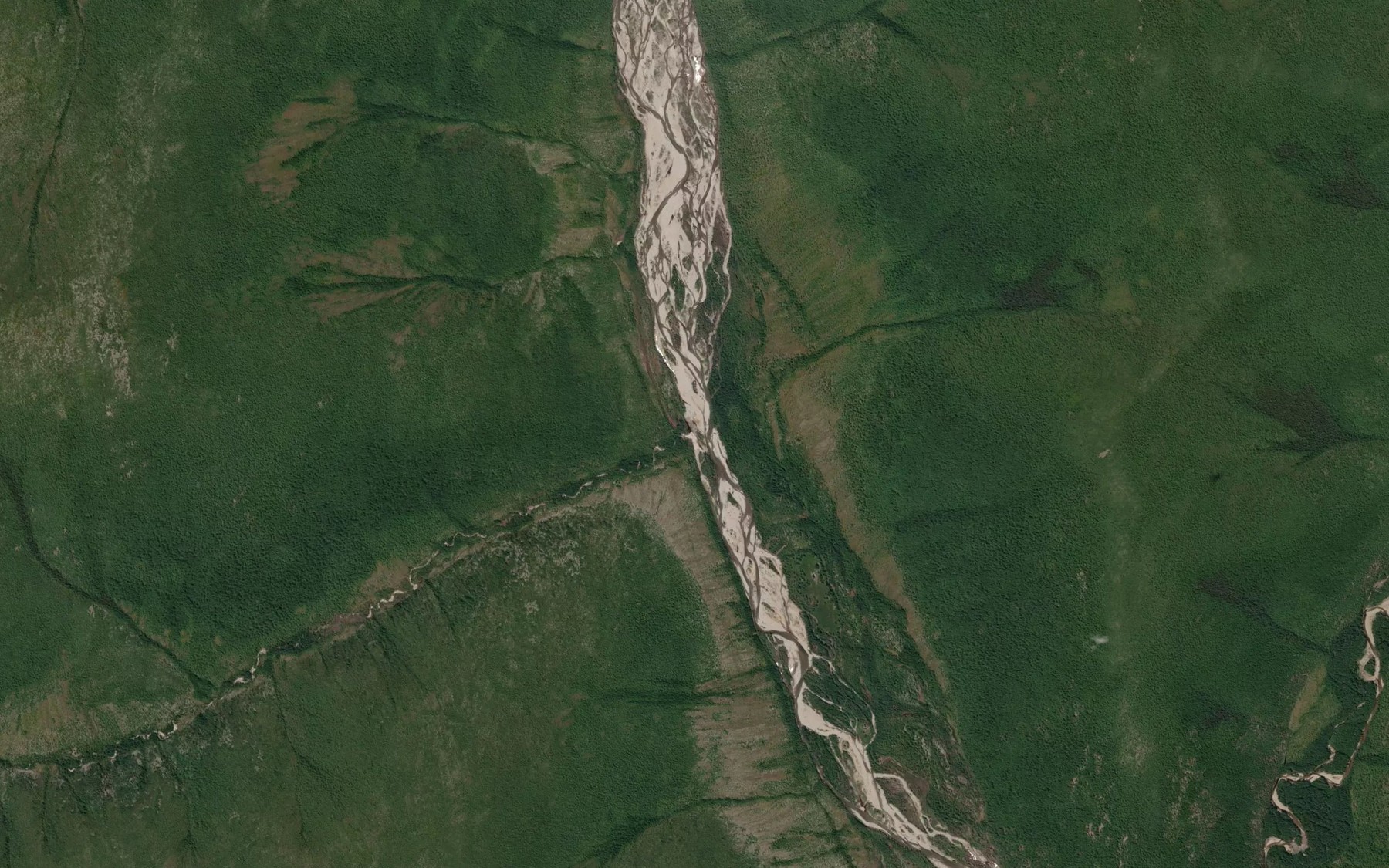 Satellite map of the Darkylakh