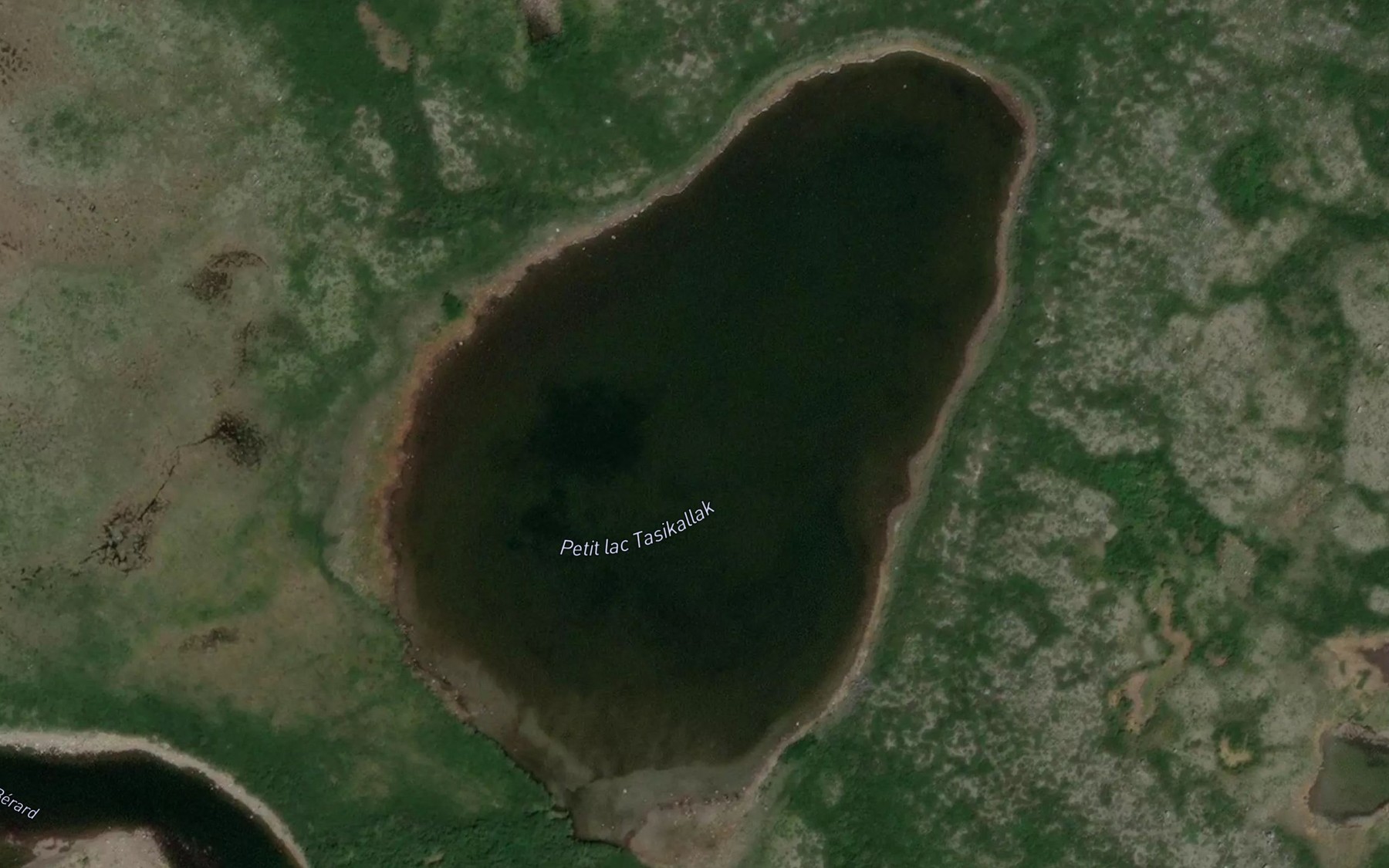 Satellite map of the Petit lac Tasikallak