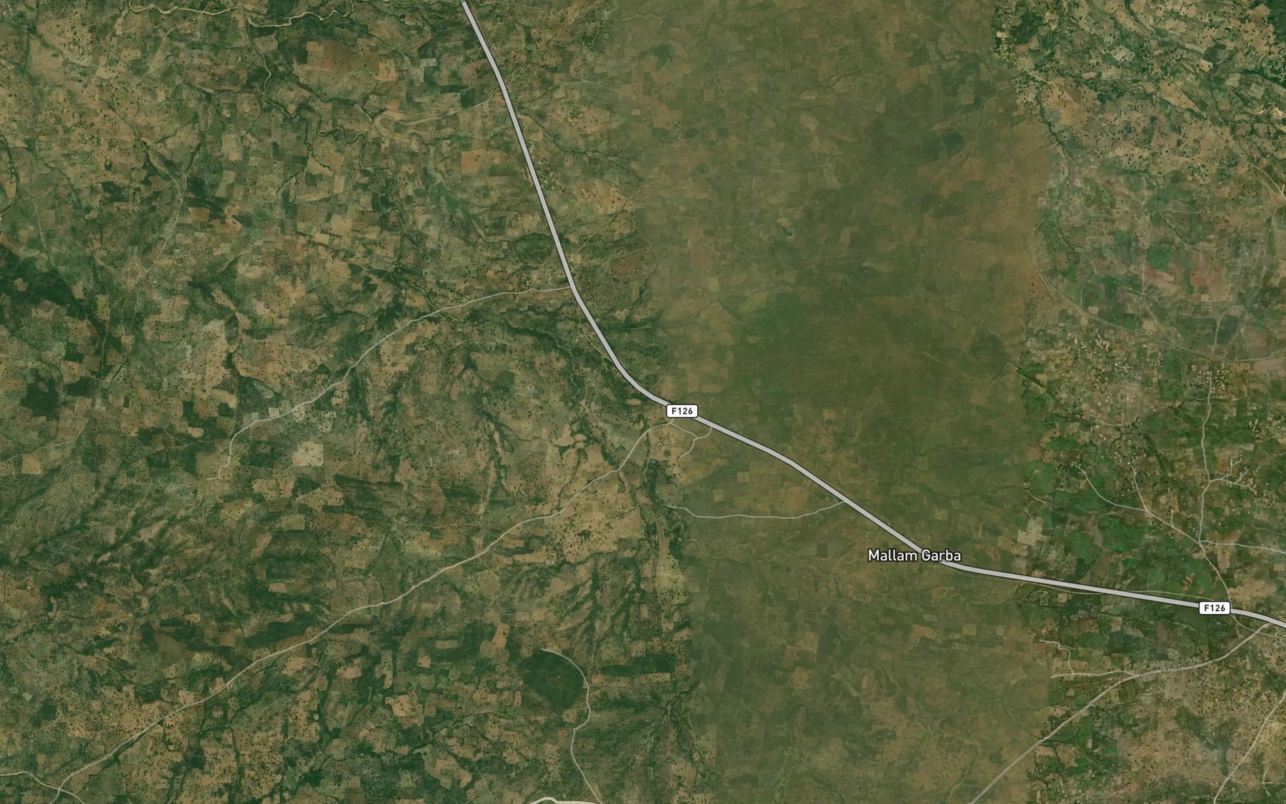 Satellite map of the Subango