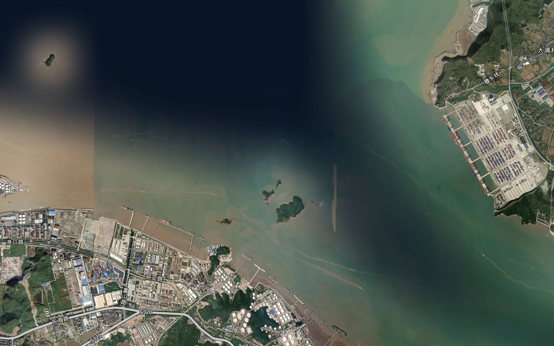 Satellite map of the E Jiao