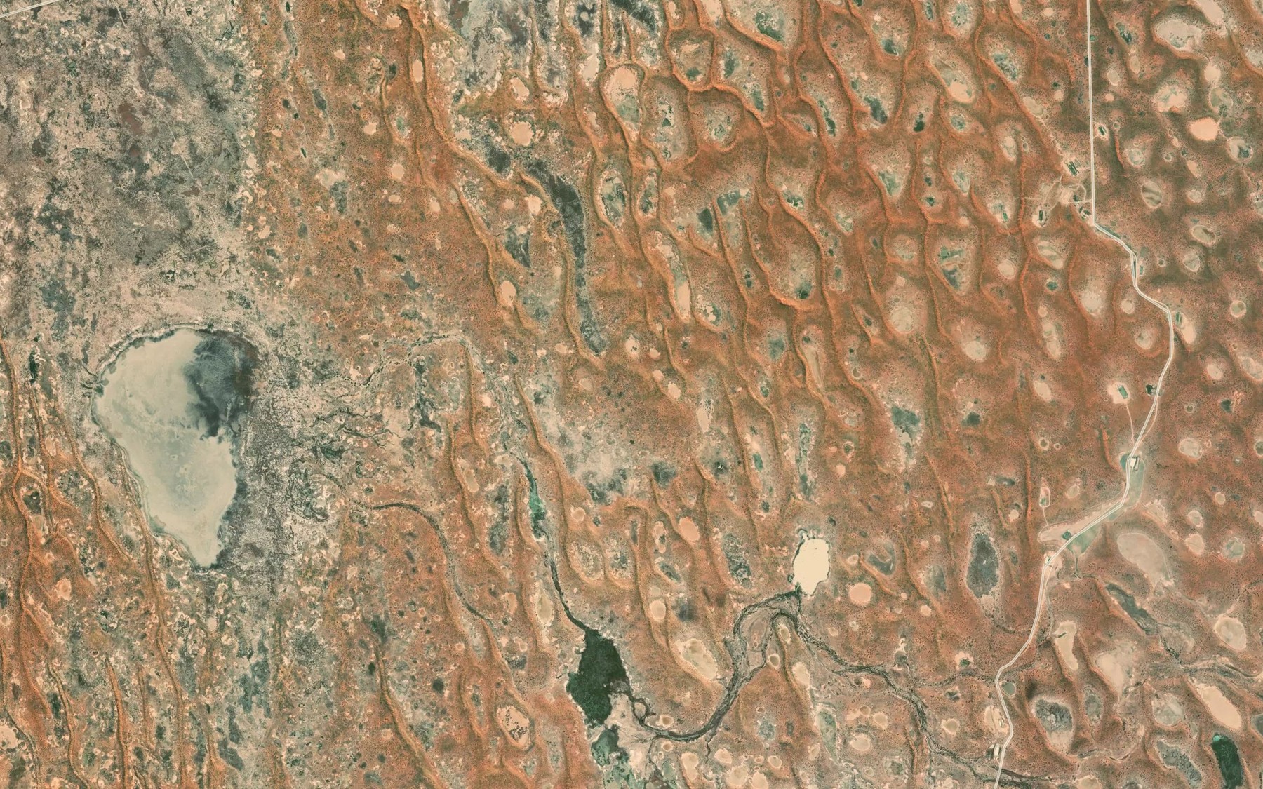 Satellite map of the Candradecka Creek