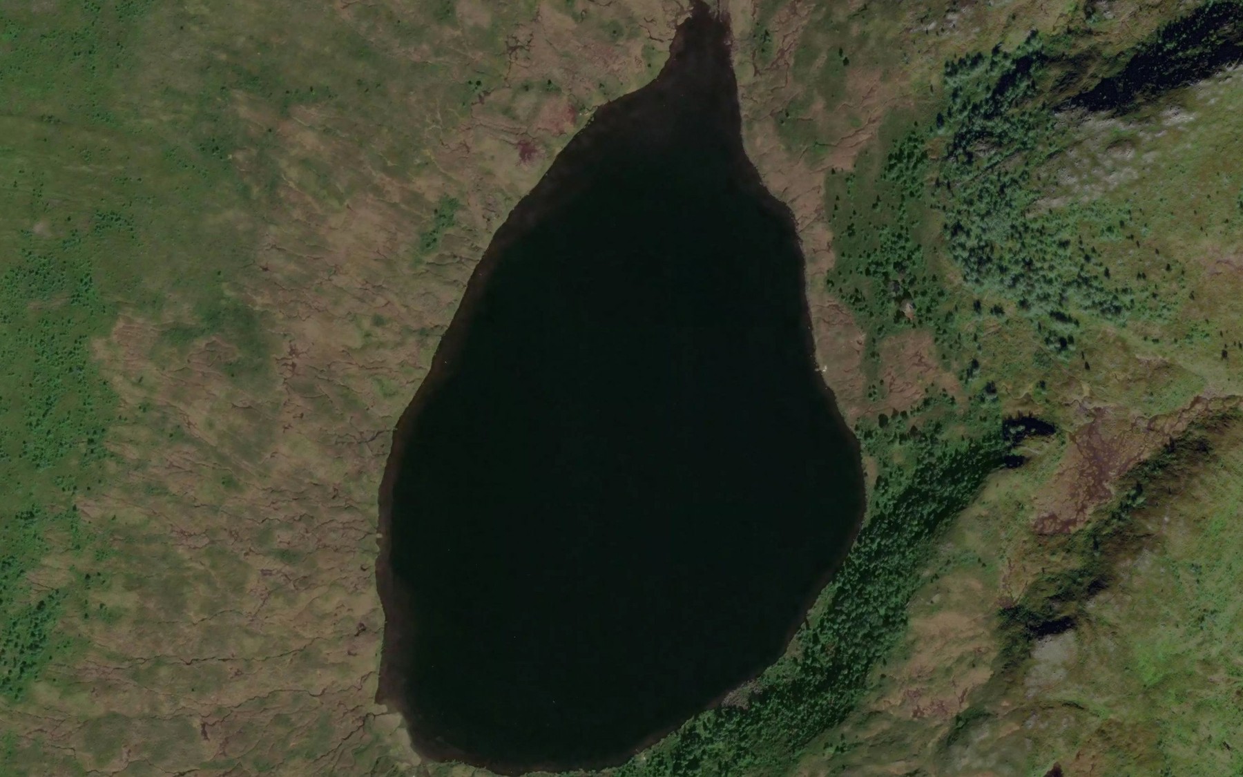 Satellite map of the Kjopstadvatnet