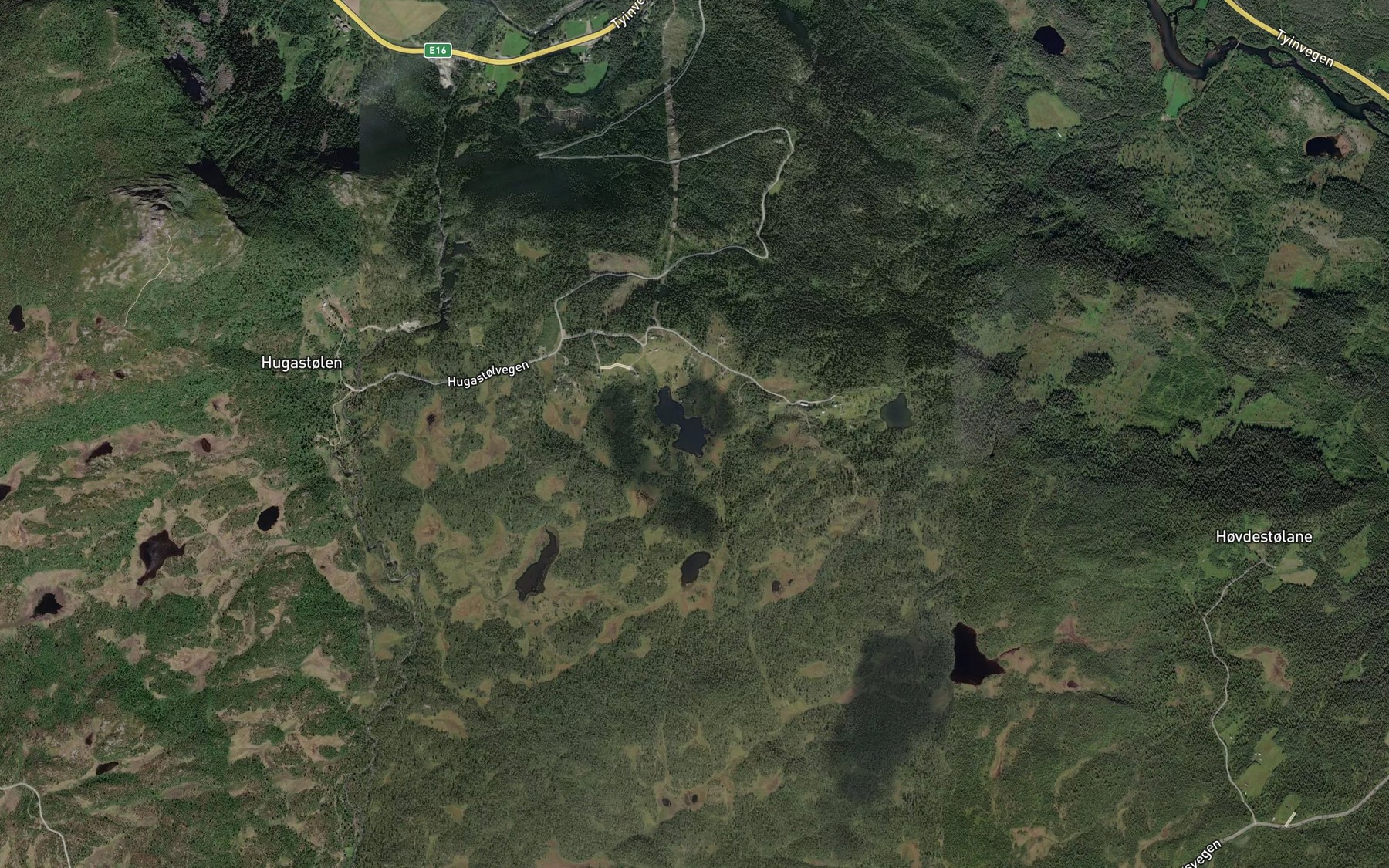 Satellite map of the Rognstjernet