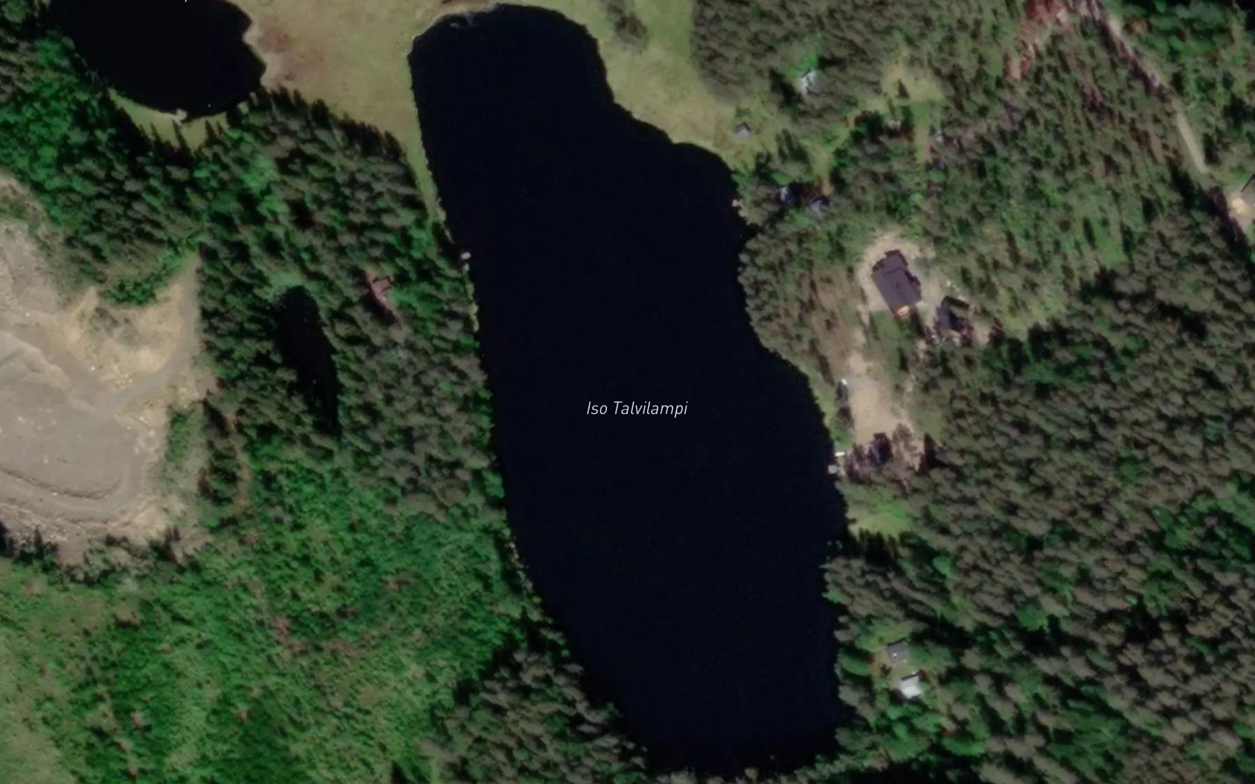 Satellite map of the Iso Talvilampi