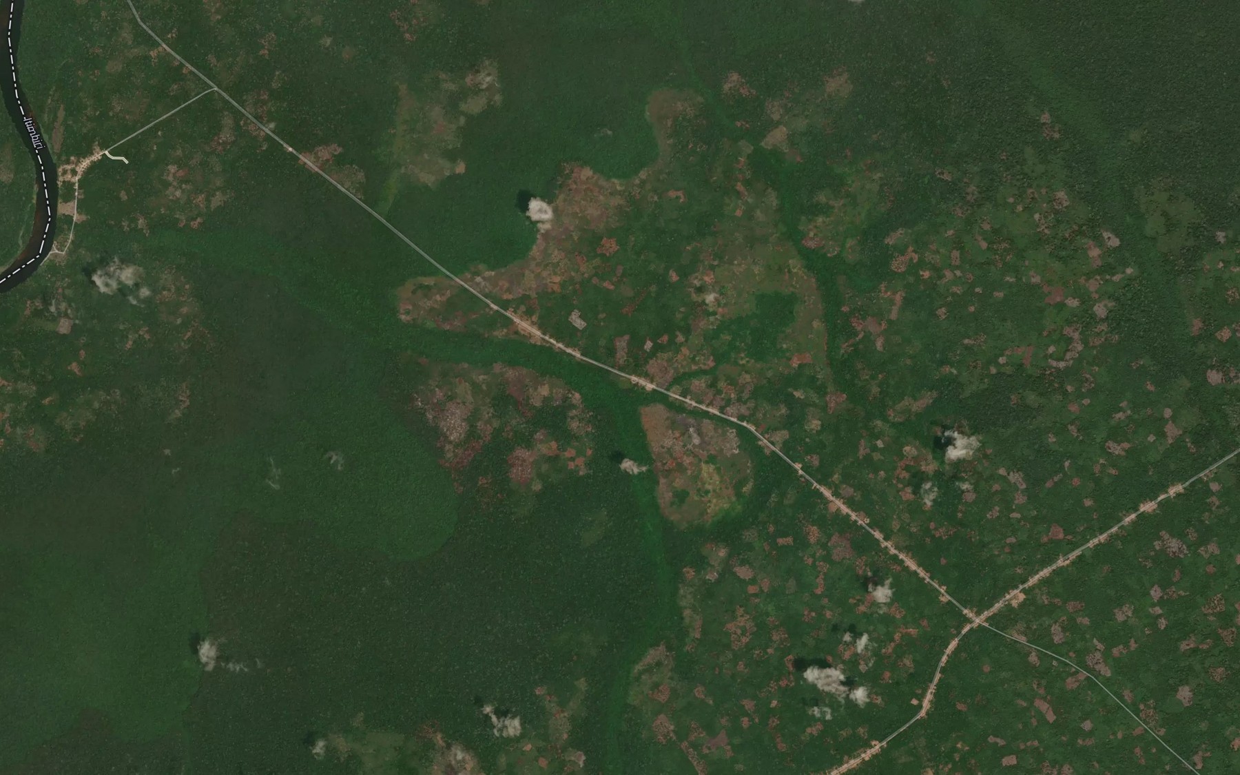 Satellite map of the Ngolo