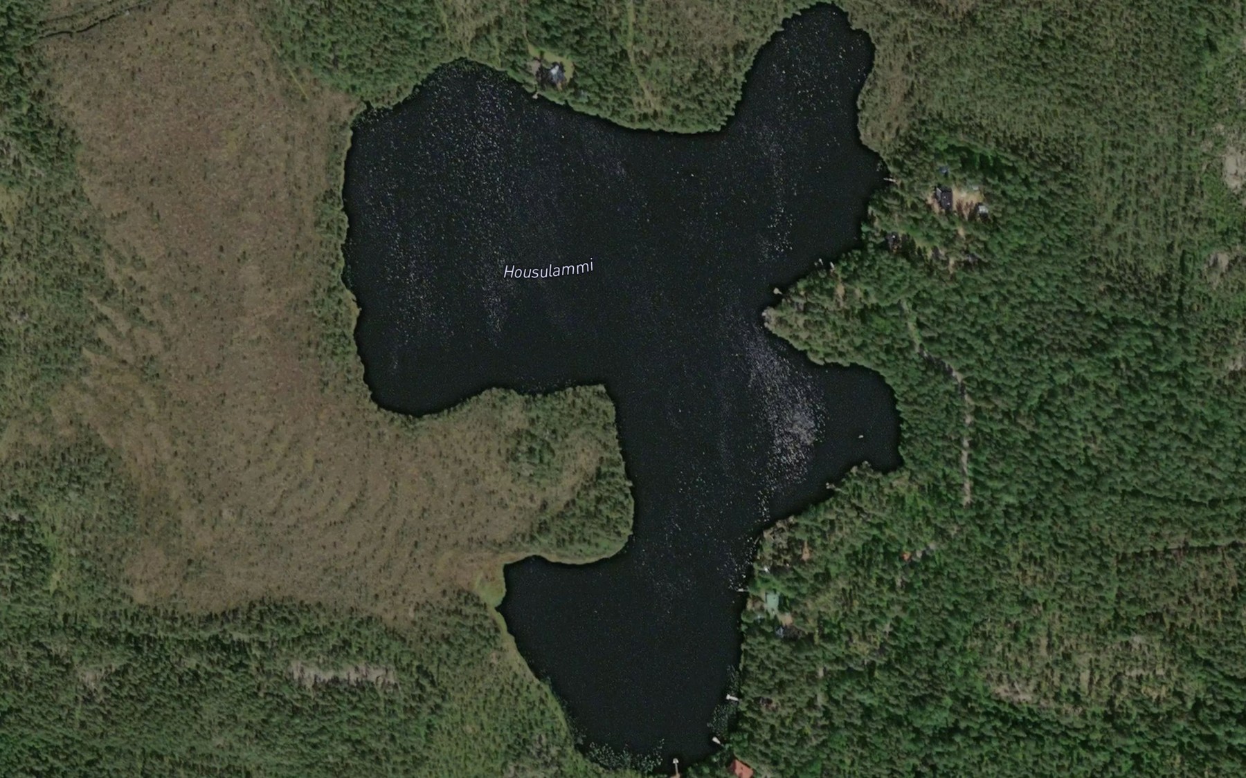 Satellite map of the Housulammi