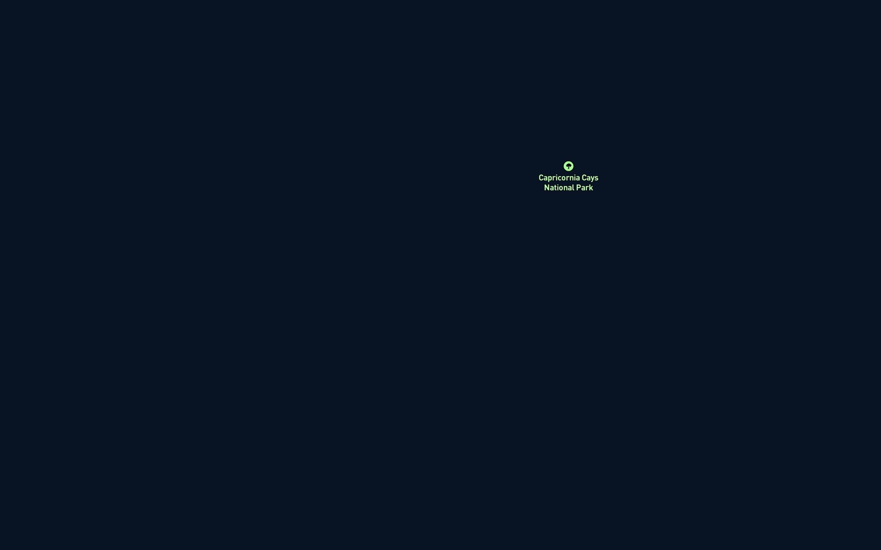 Satellite map of the Fairfax Islands Reef