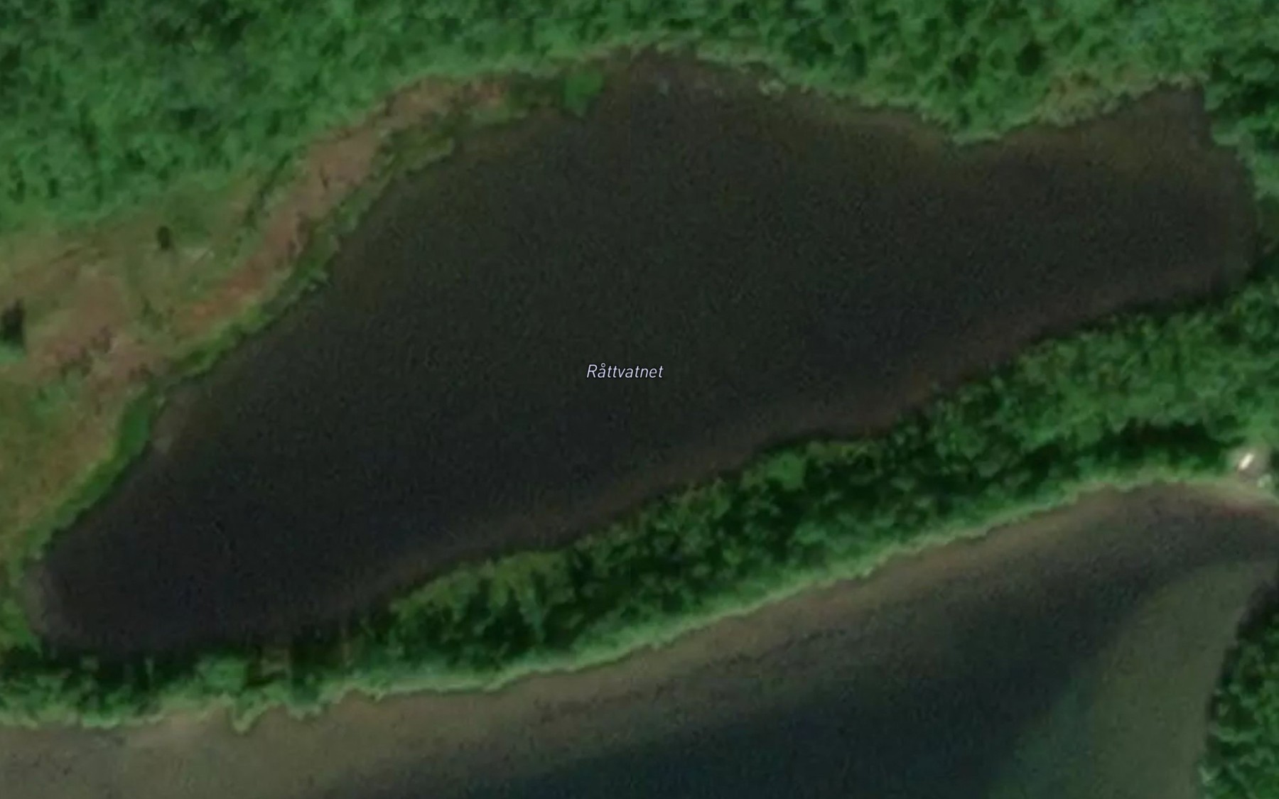 Satellite map of the Rattvatnet