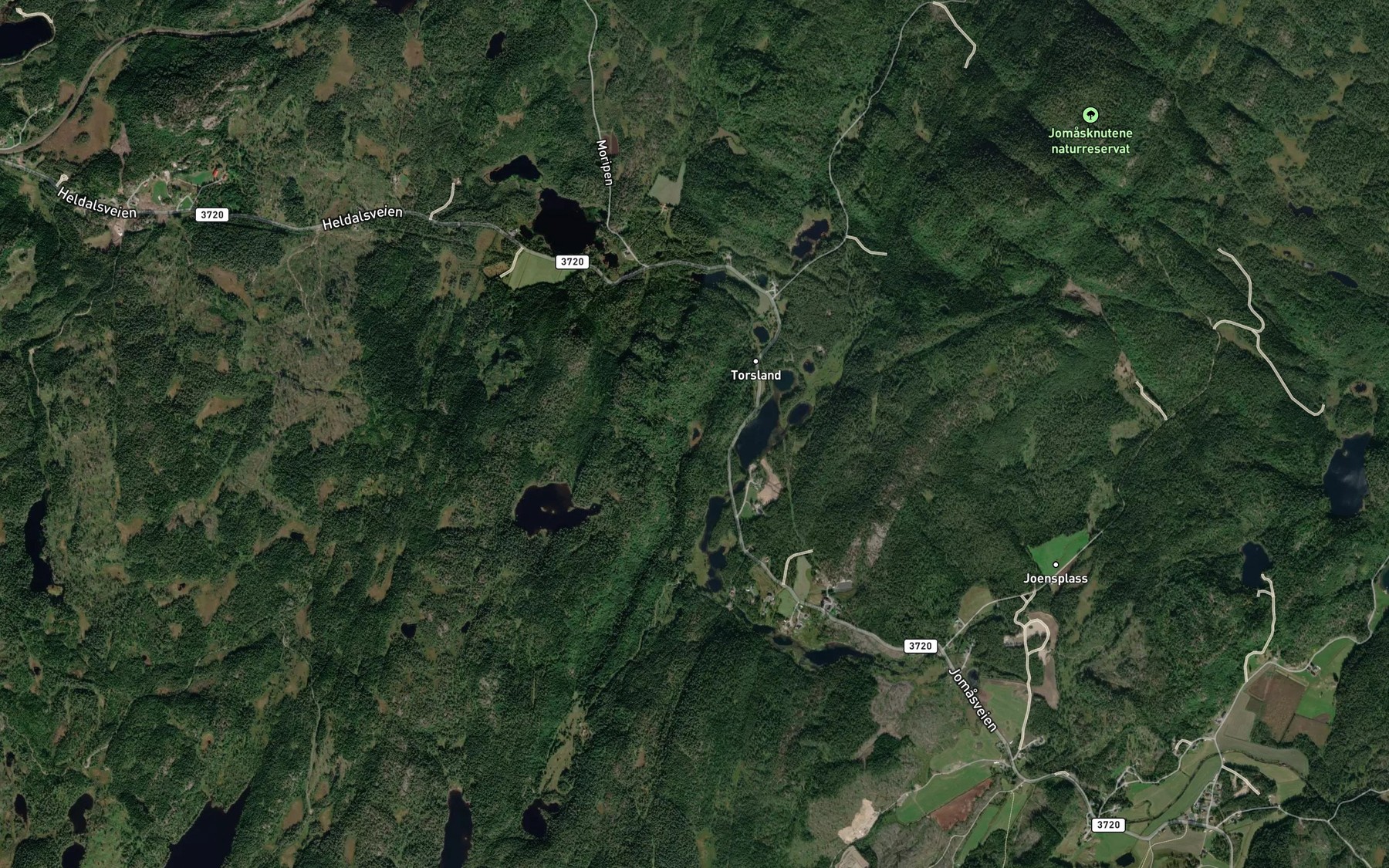 Satellite map of the Bjortjonn