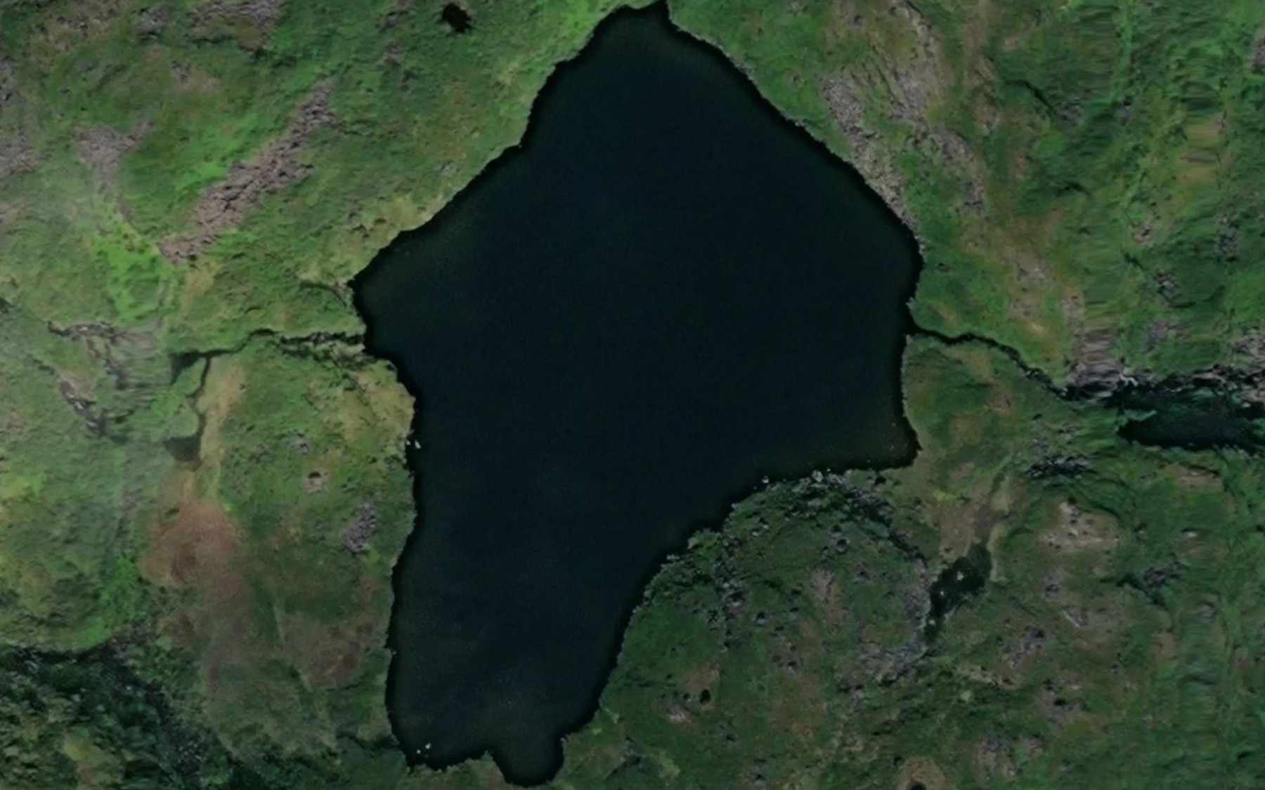 Satellite map of the Karkefjordvatnet