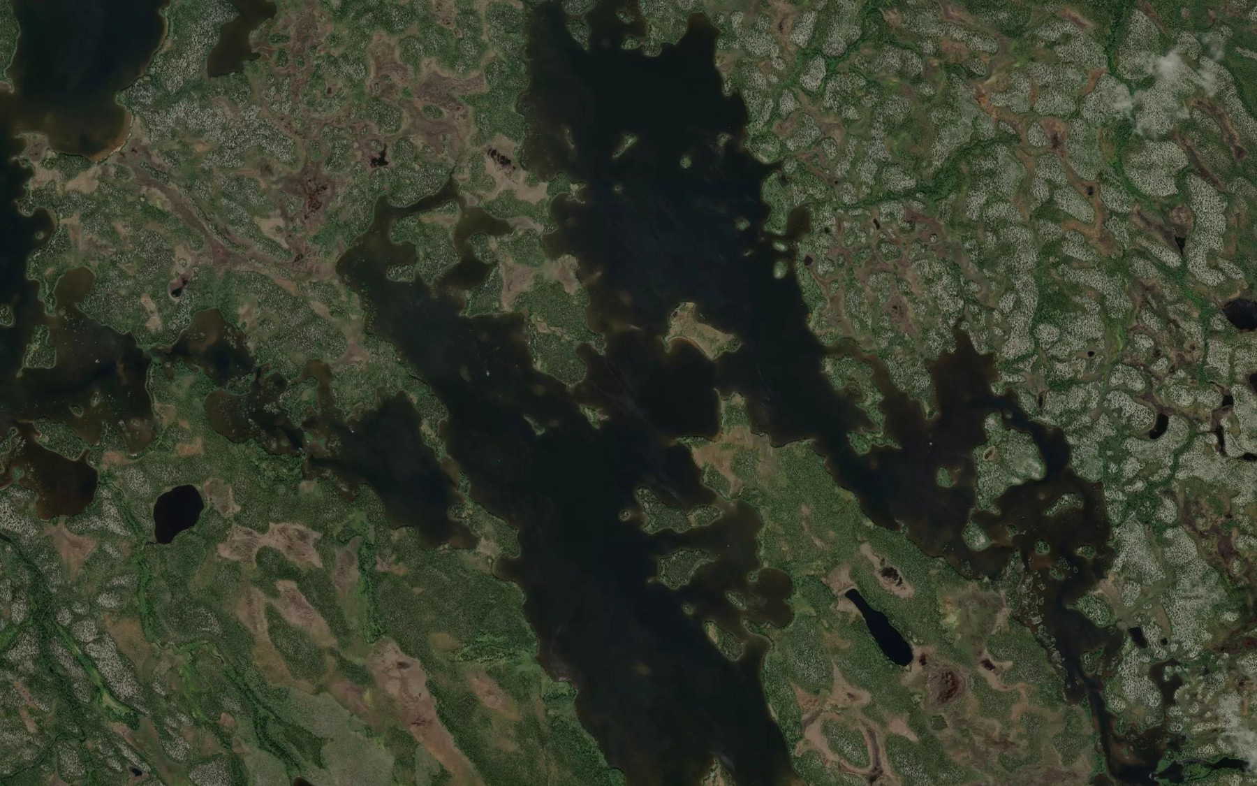 Satellite map of the Lac Katakusik Musus