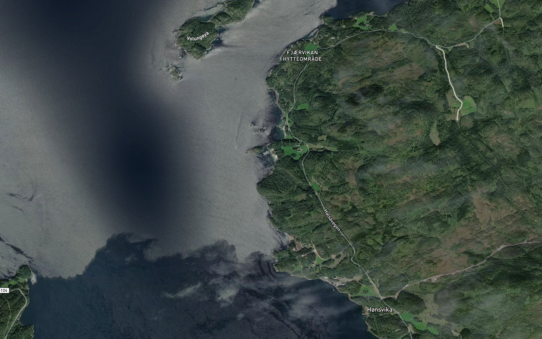 Satellite map of the Silarvika