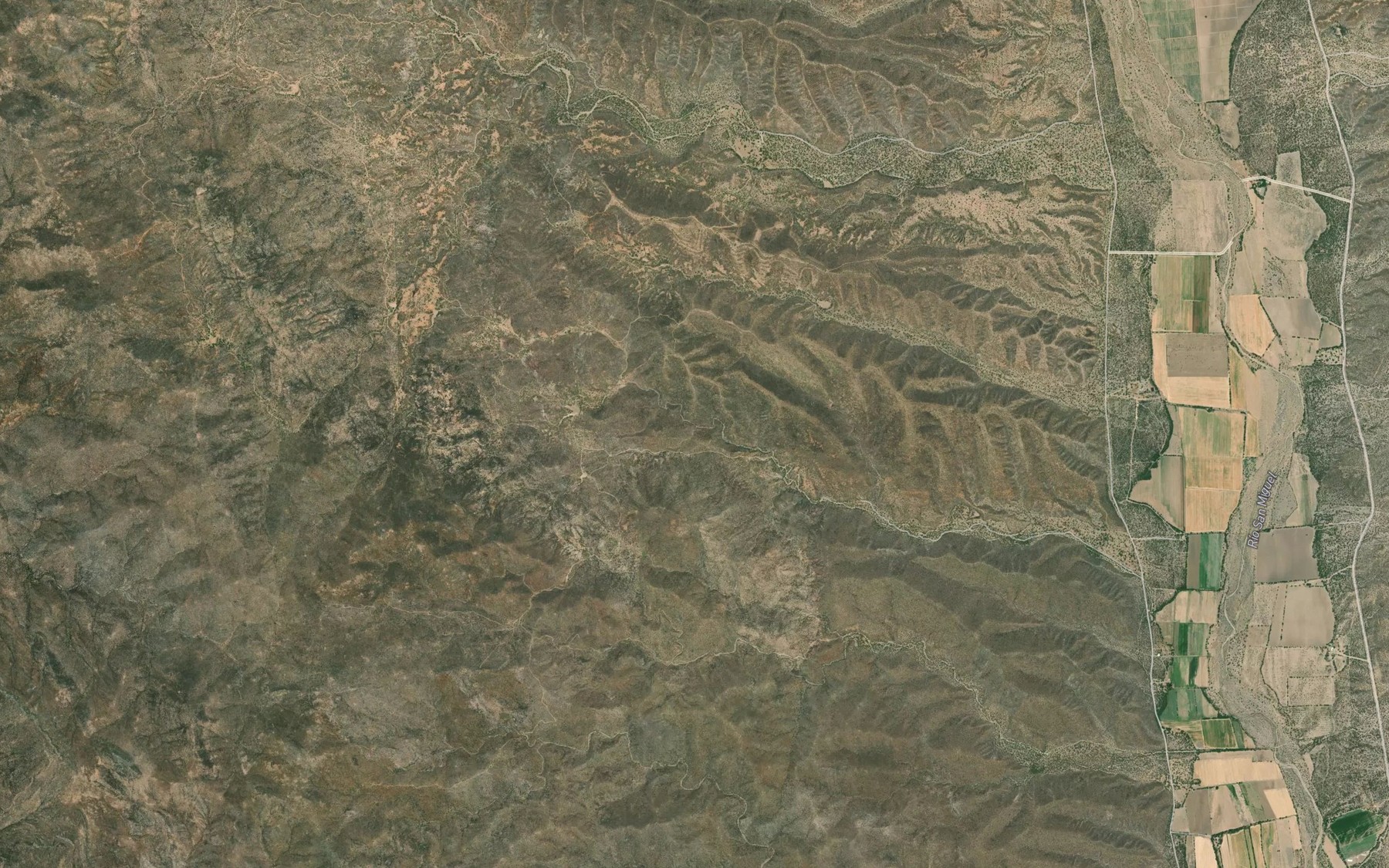 Satellite map of the Canada La Huerfanita