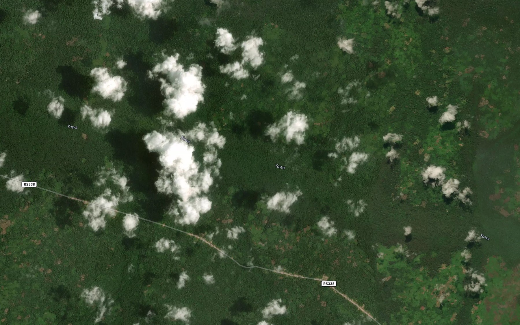 Satellite map of the Masade