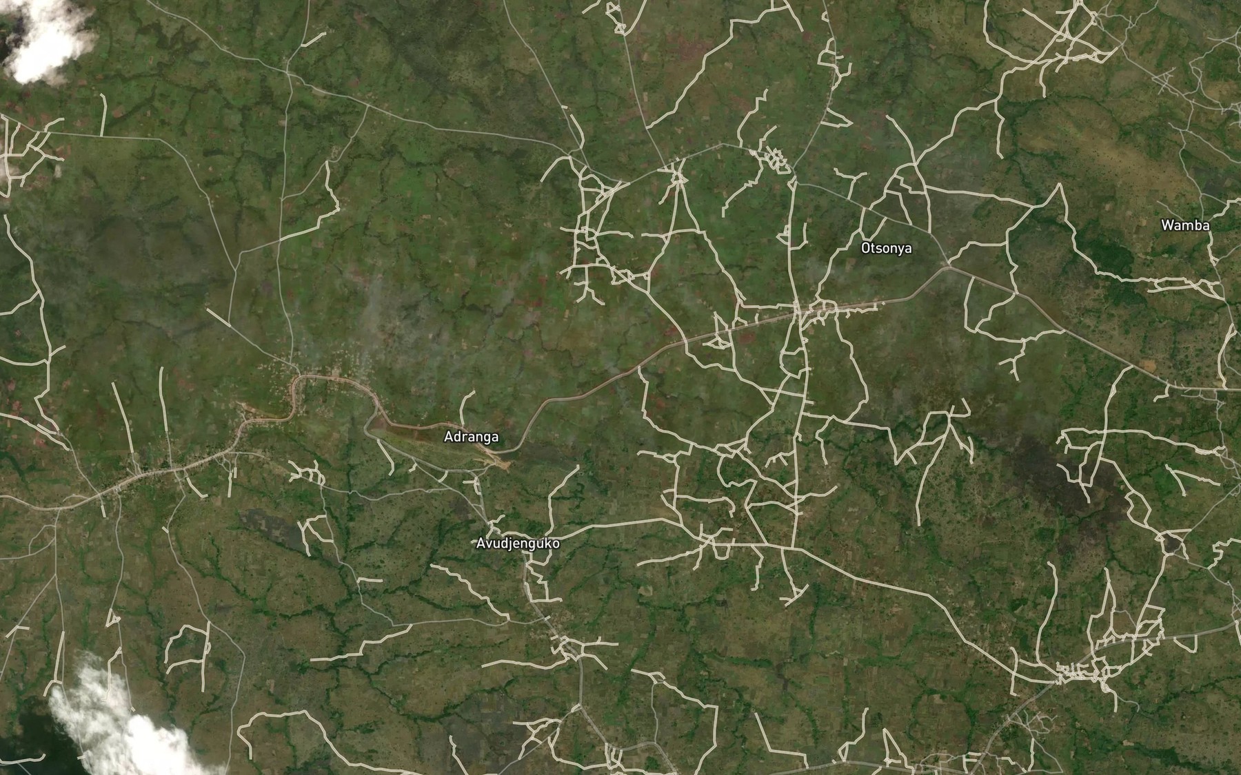Satellite map of the Eya