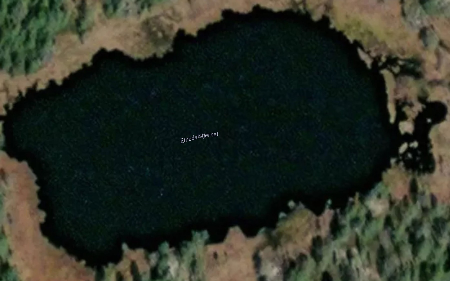 Satellite map of the Etnedalstjernet