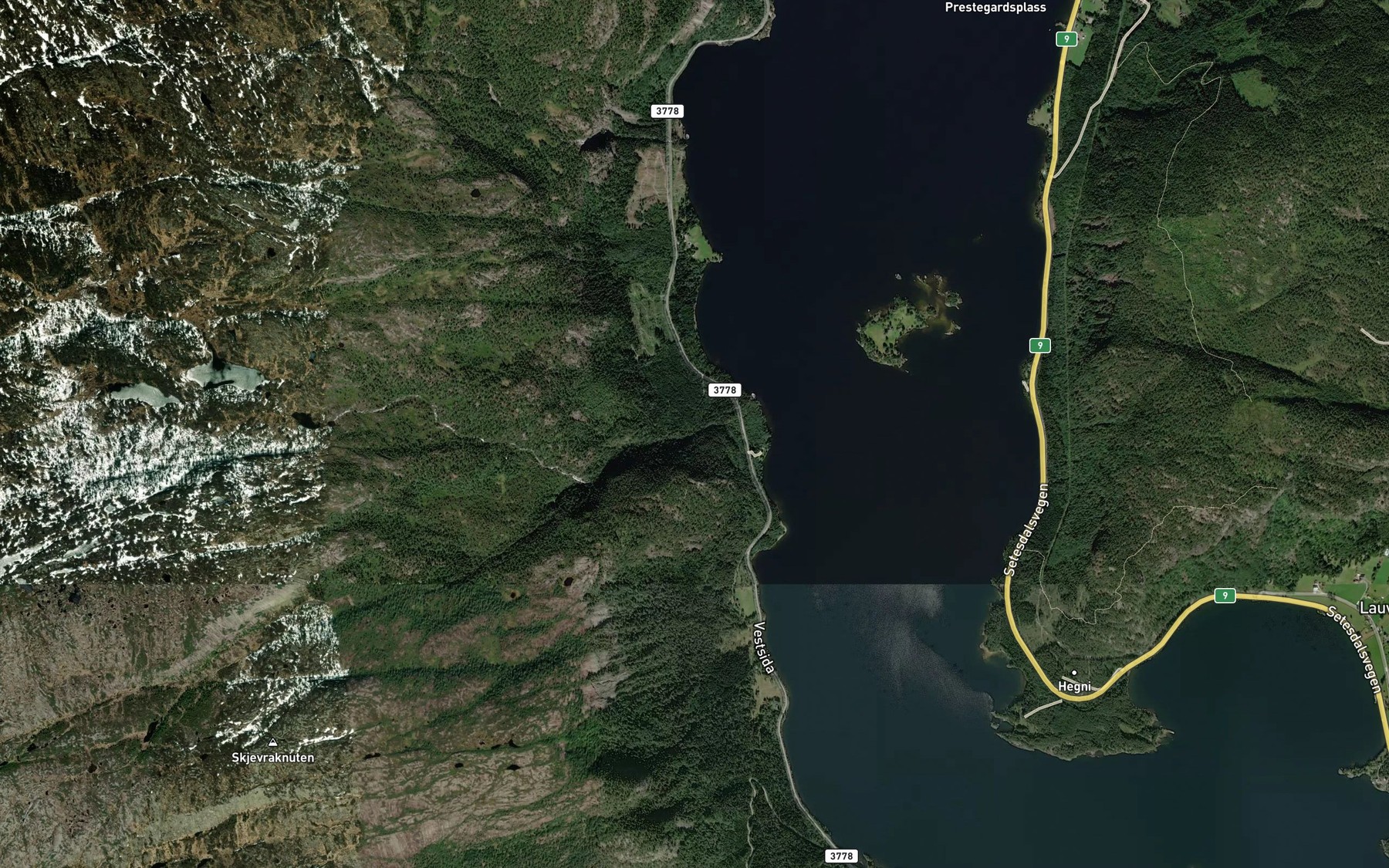 Satellite map of the Stallemoane