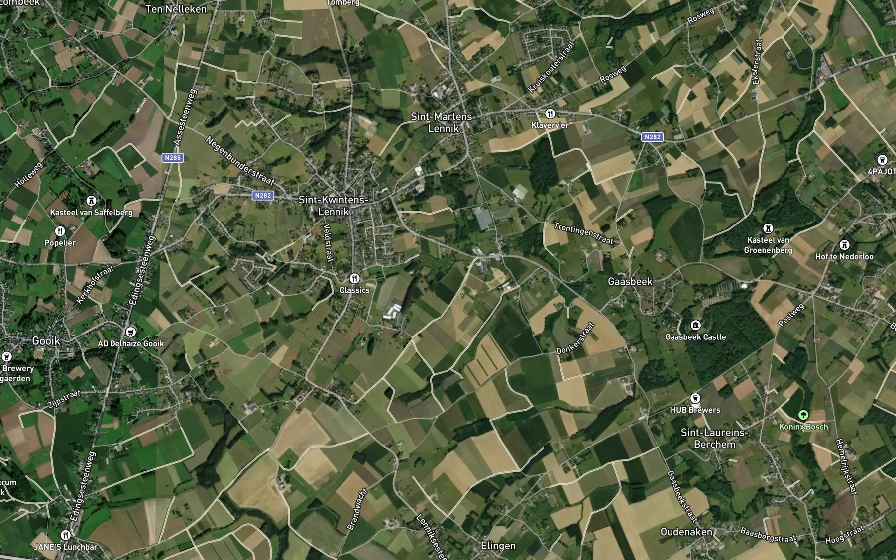 Satellite map of the Diepenbroekbeek