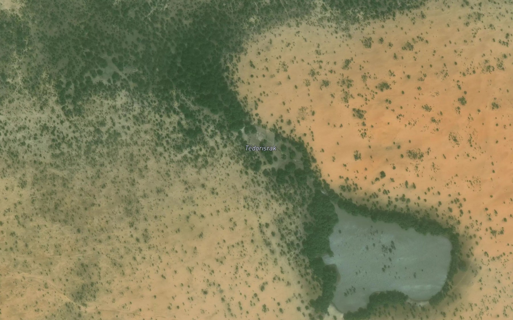 Satellite map of the Zouina
