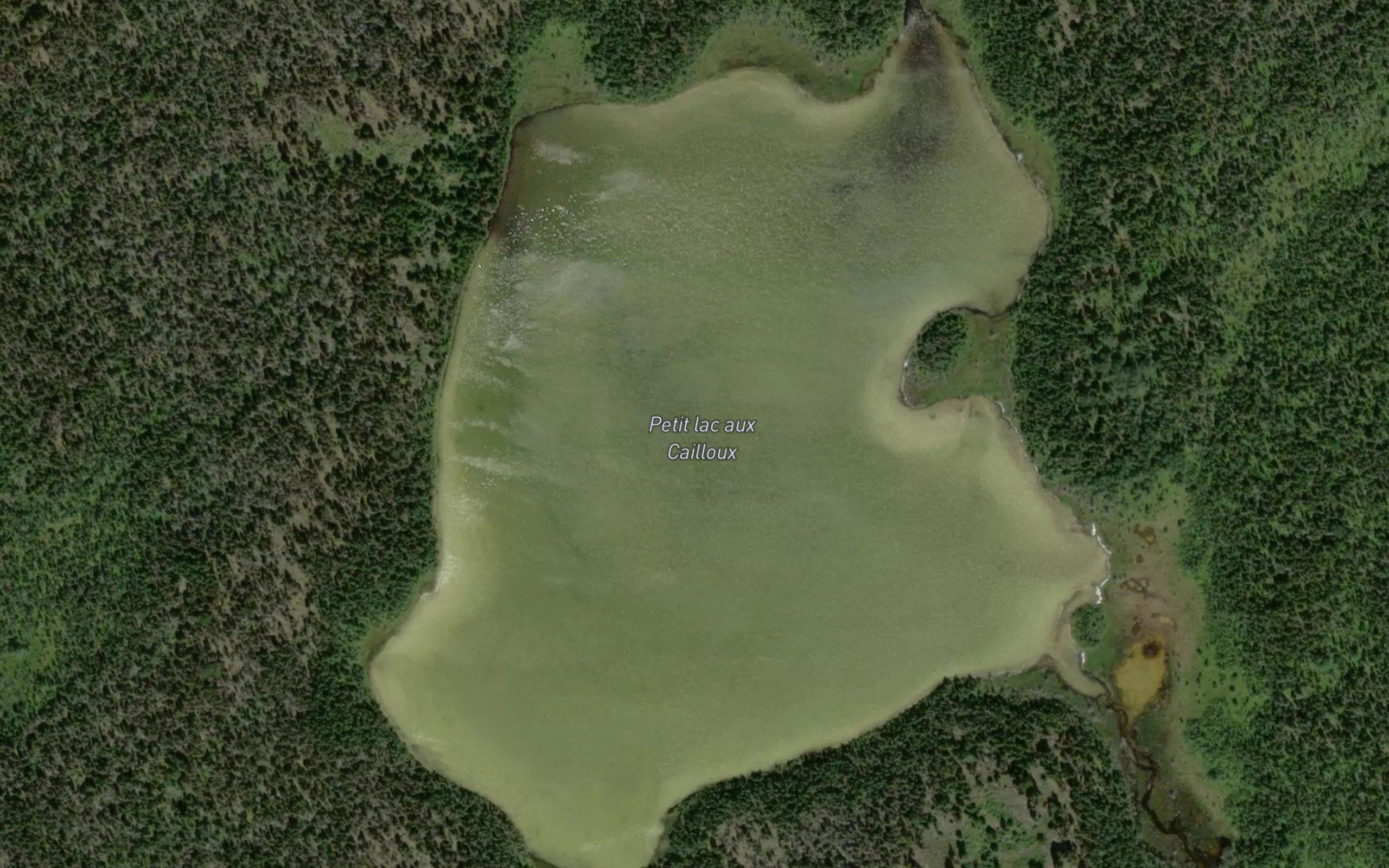 Petit lac aux Cailloux
