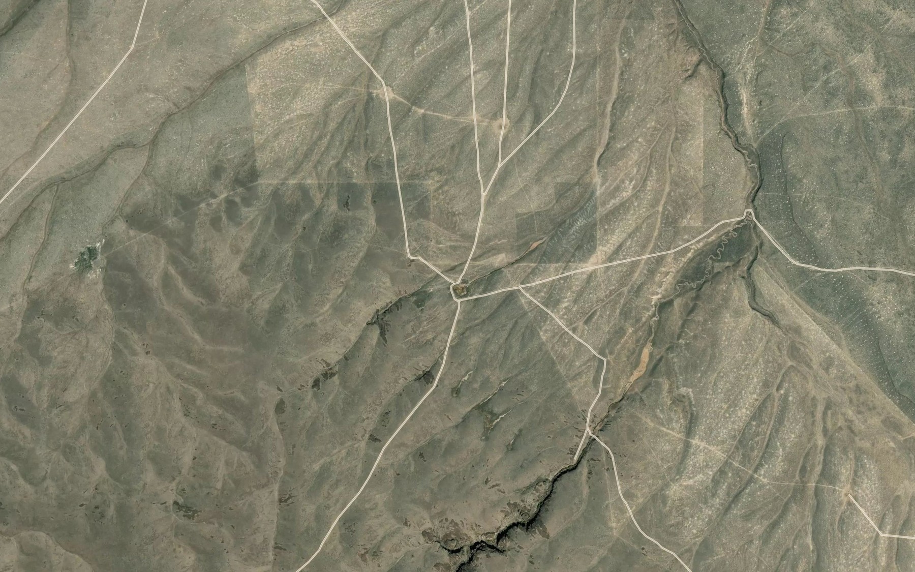 Satellite map of the Rawhide Springs