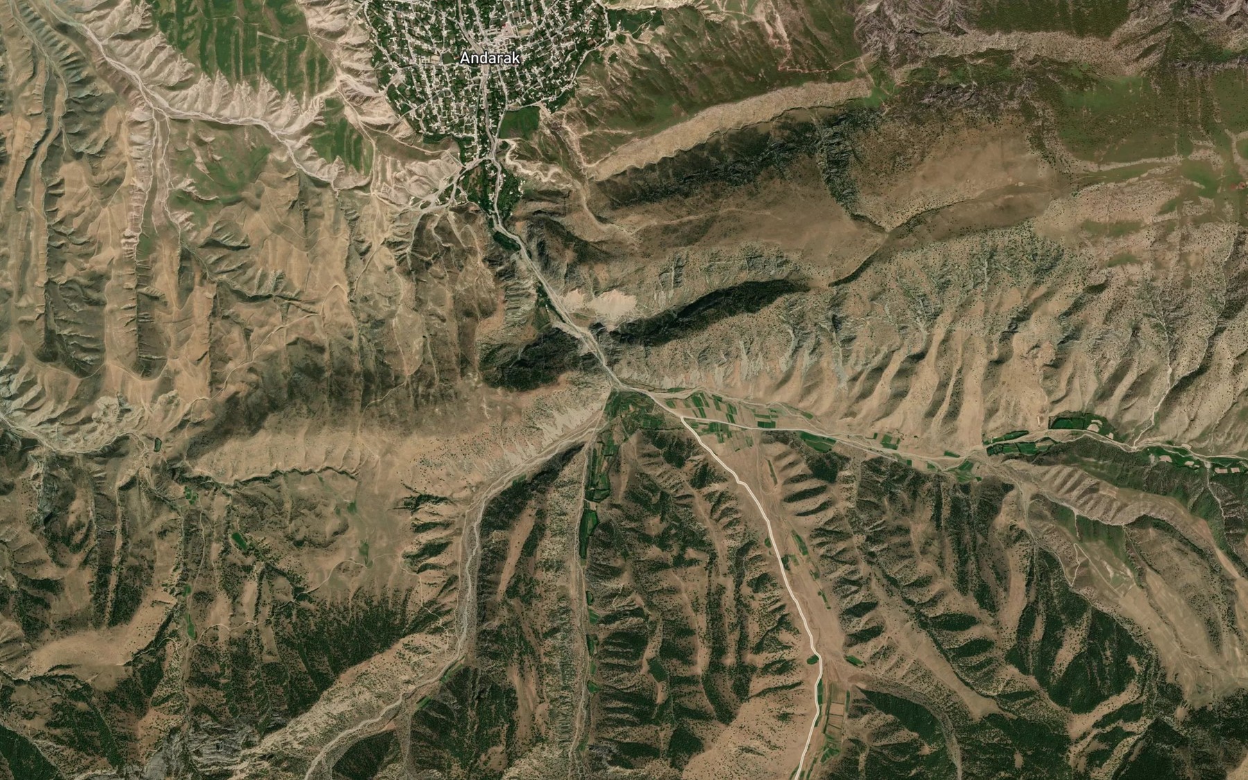 Satellite map of the Kara-Buka