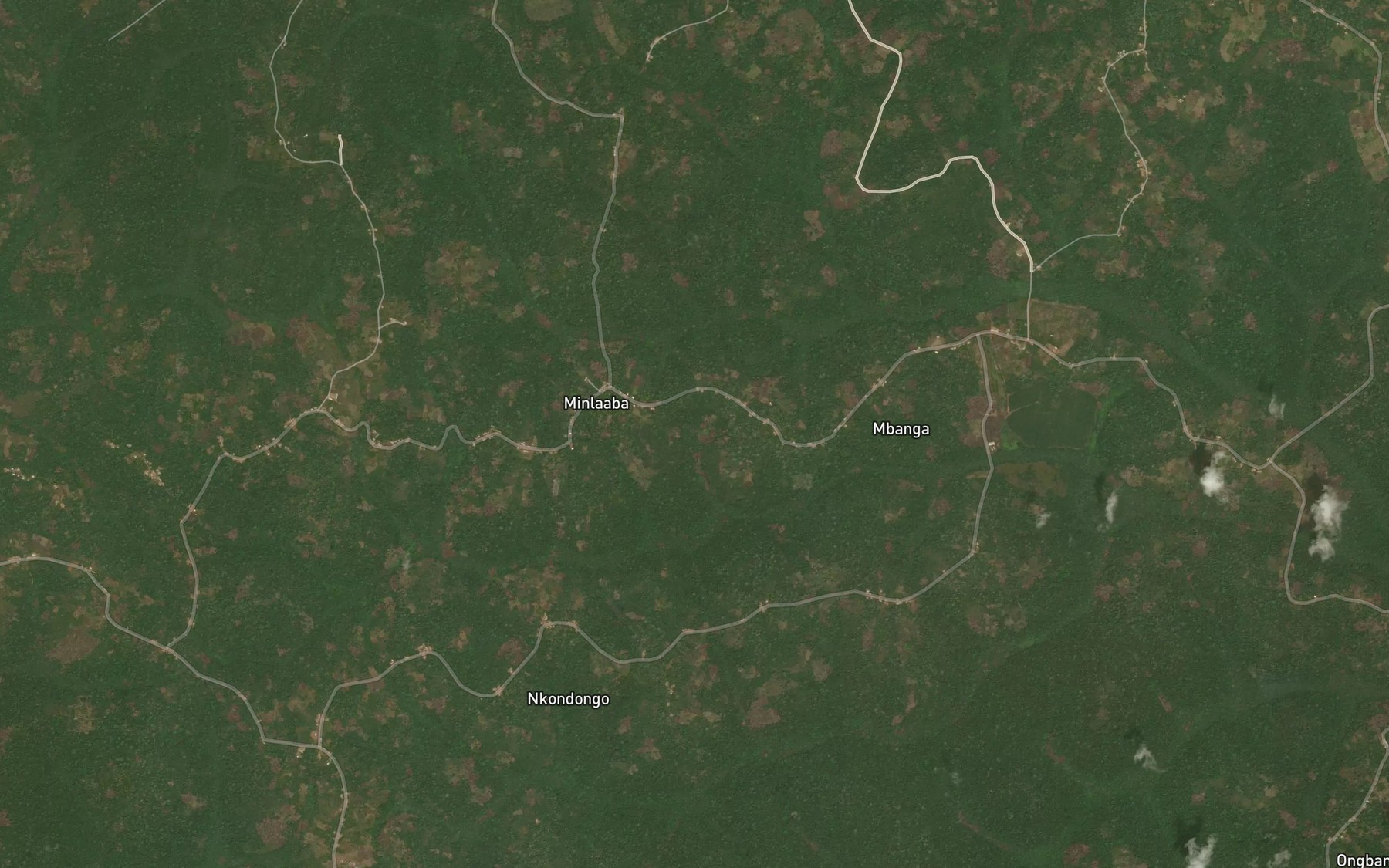 Satellite map of the Lando