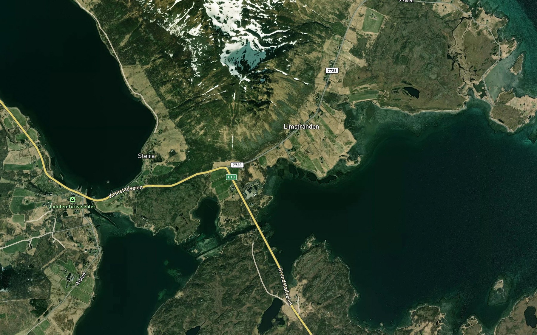 Satellite map of the Vika