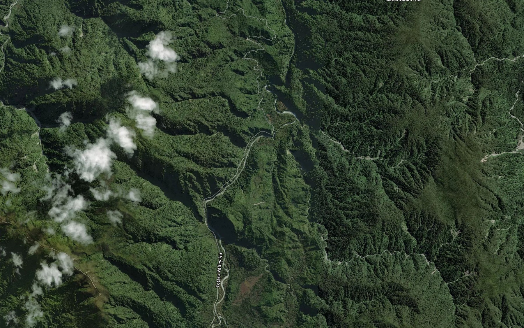 Satellite map of the McKay Creek