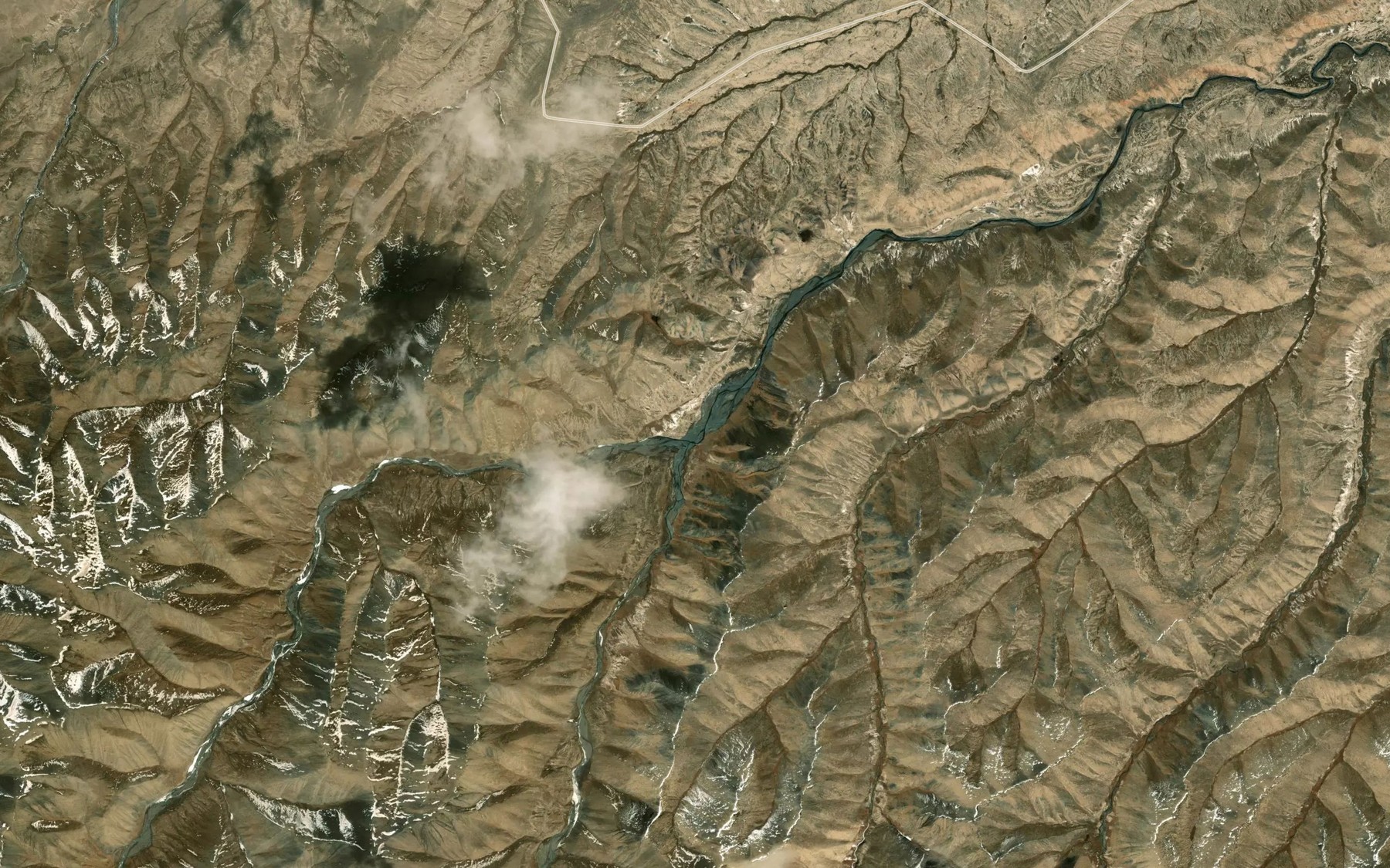 Satellite map of the Tepsha