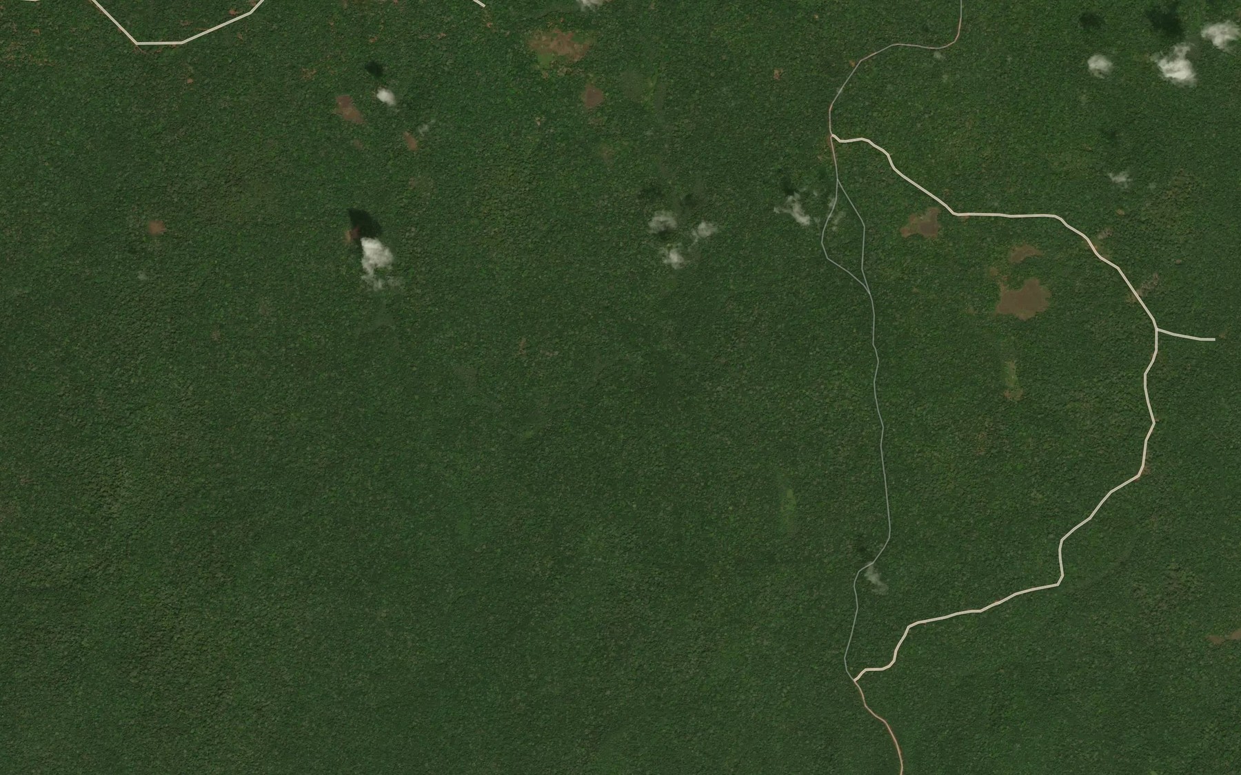 Satellite map of the Mwamesoko