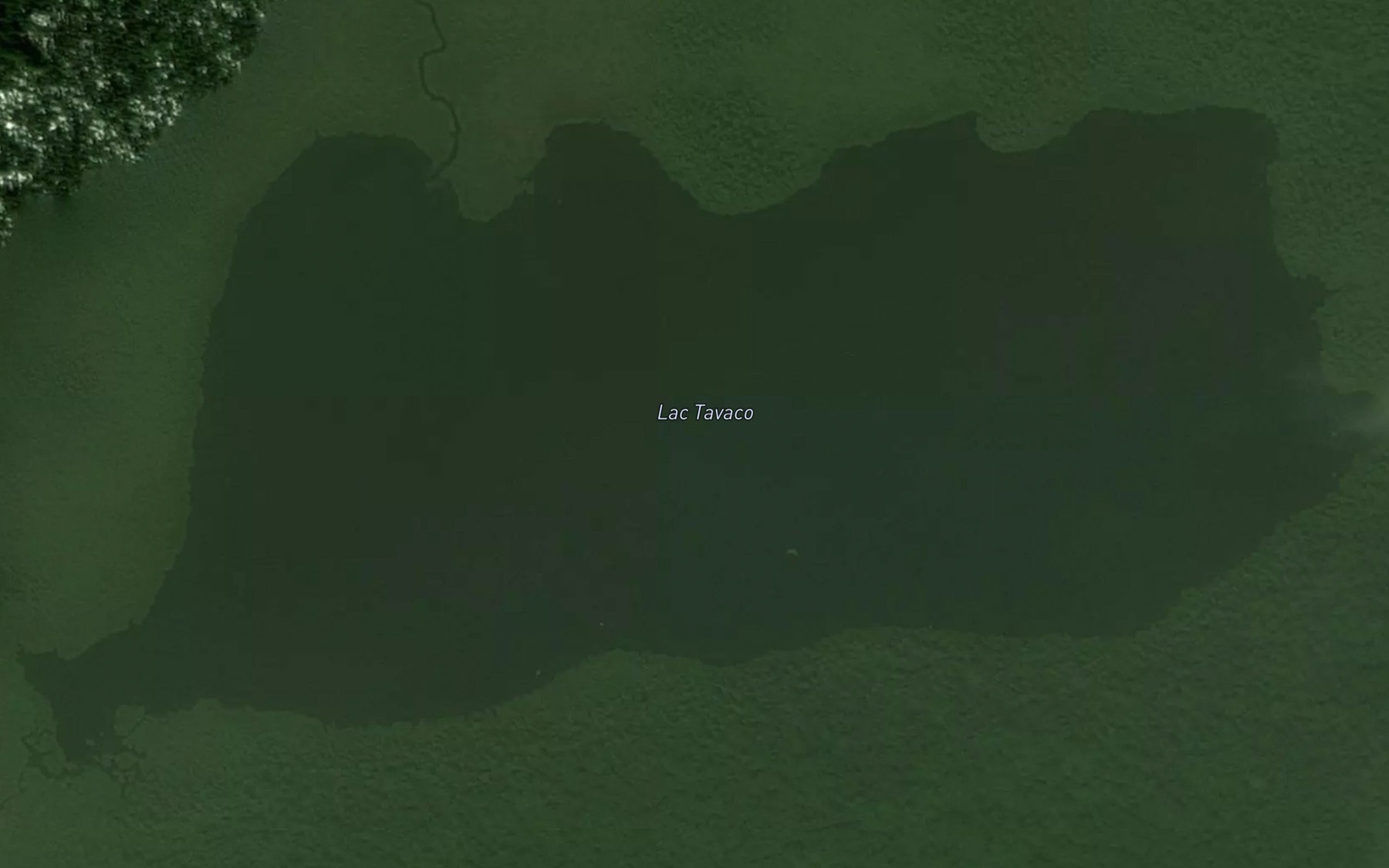 Satellite map of the Lac Tavaco