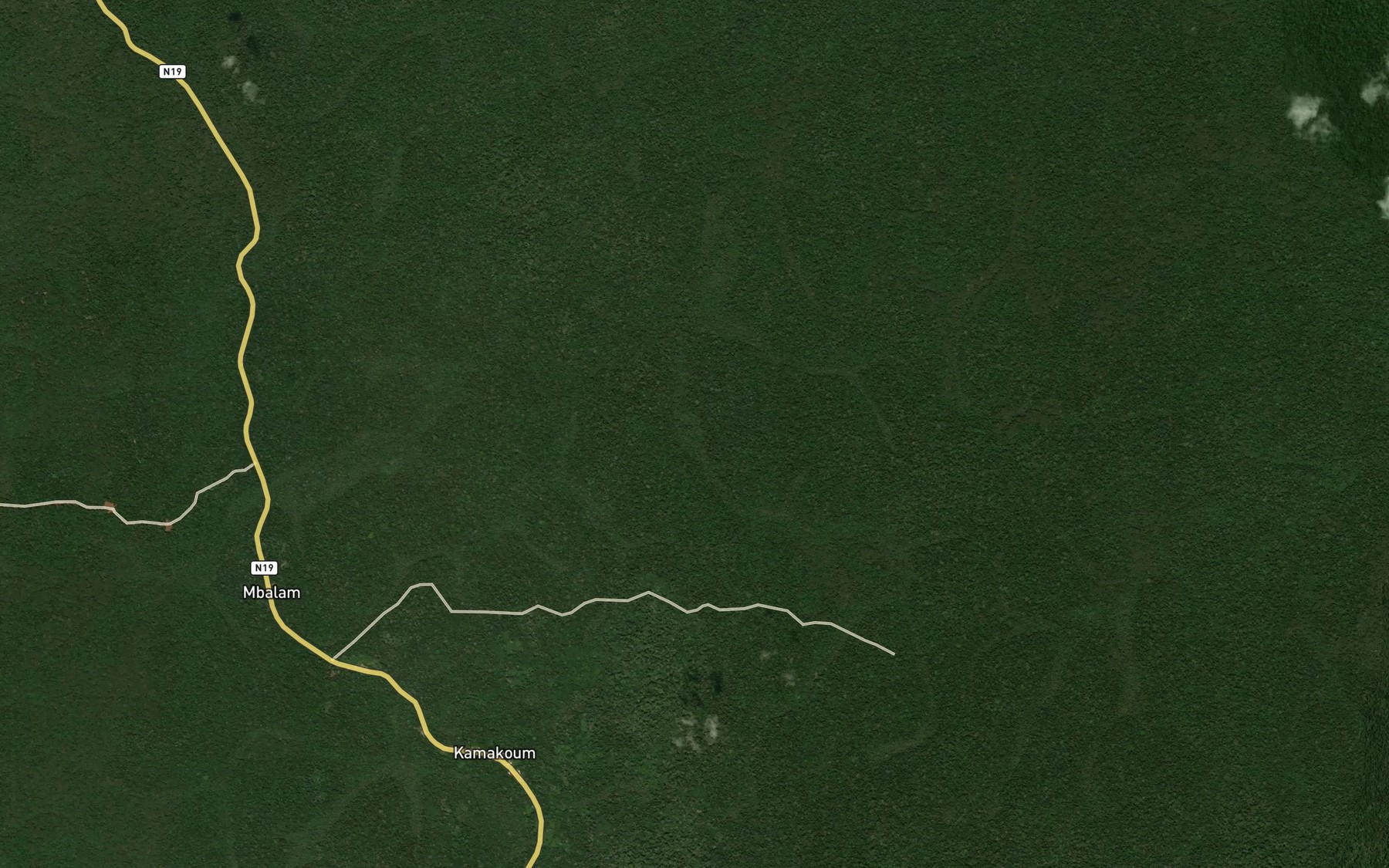 Satellite map of the Mwamabop
