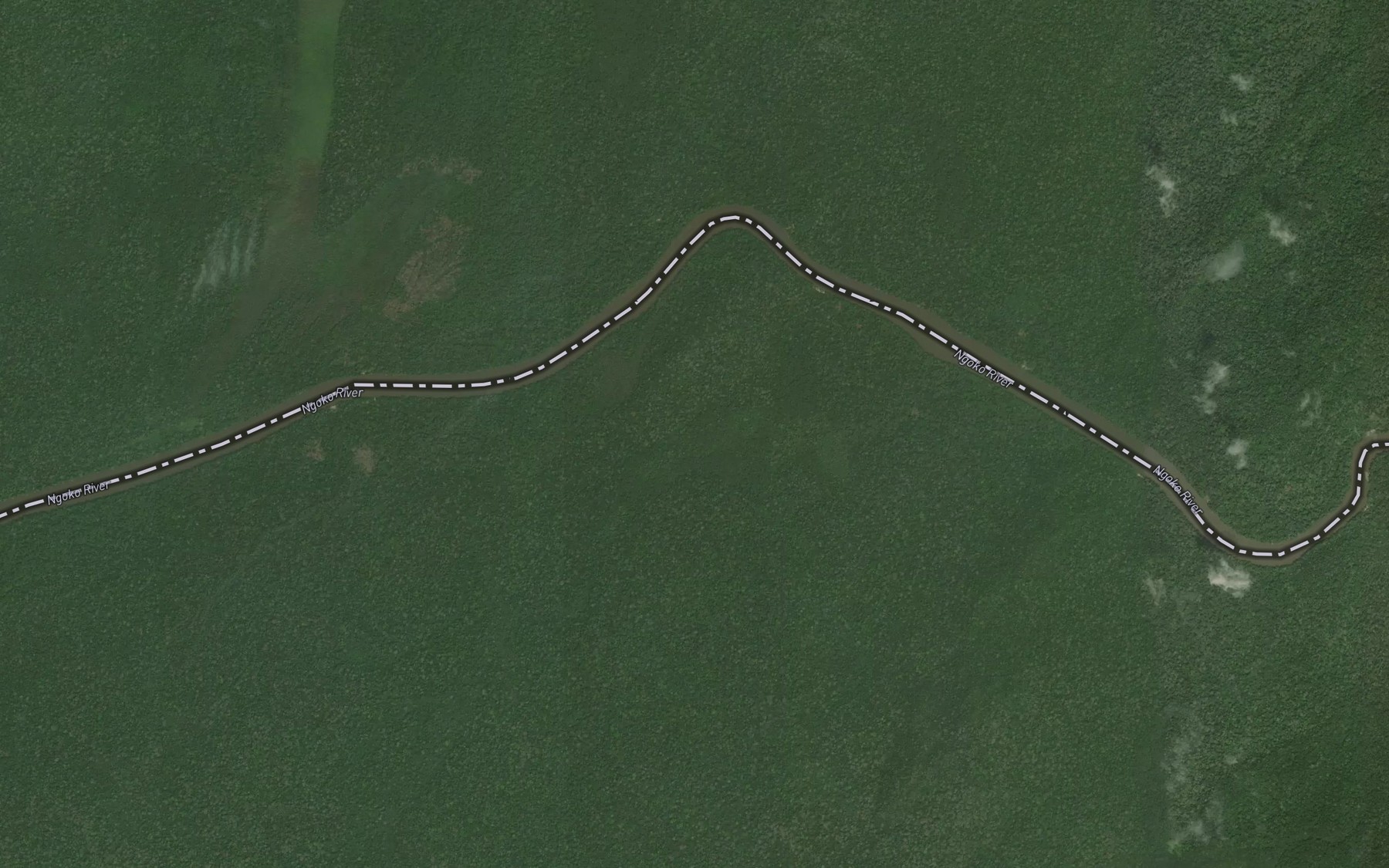 Satellite map of the Djombi