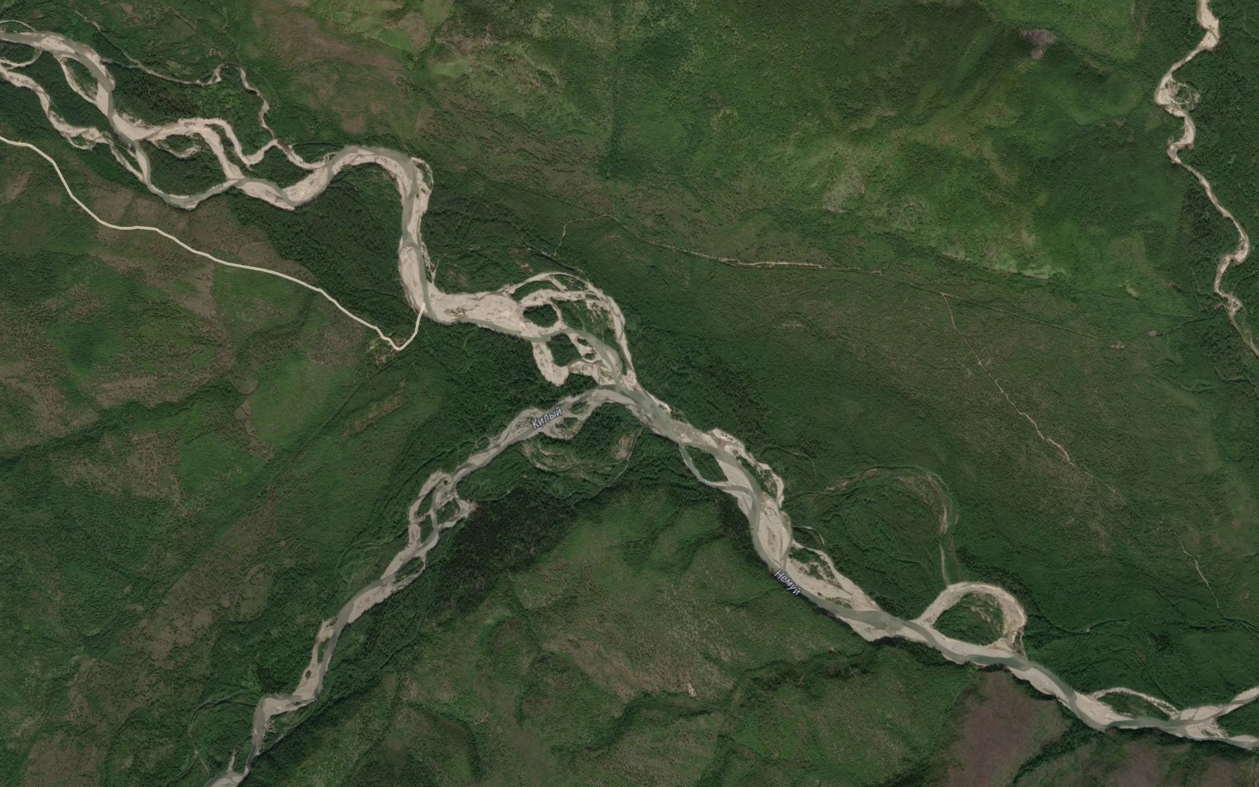 Satellite map of the Kilyy