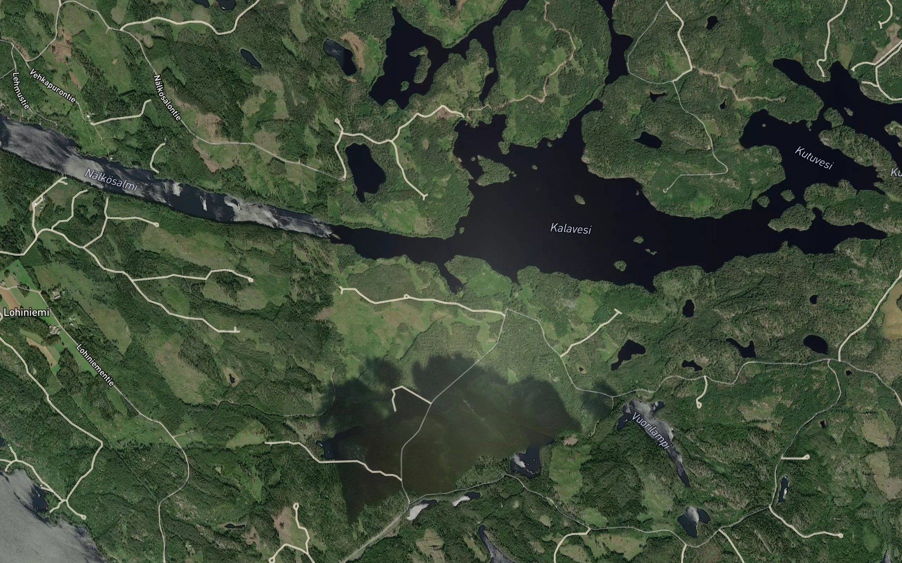 Satellite map of the Majalahti