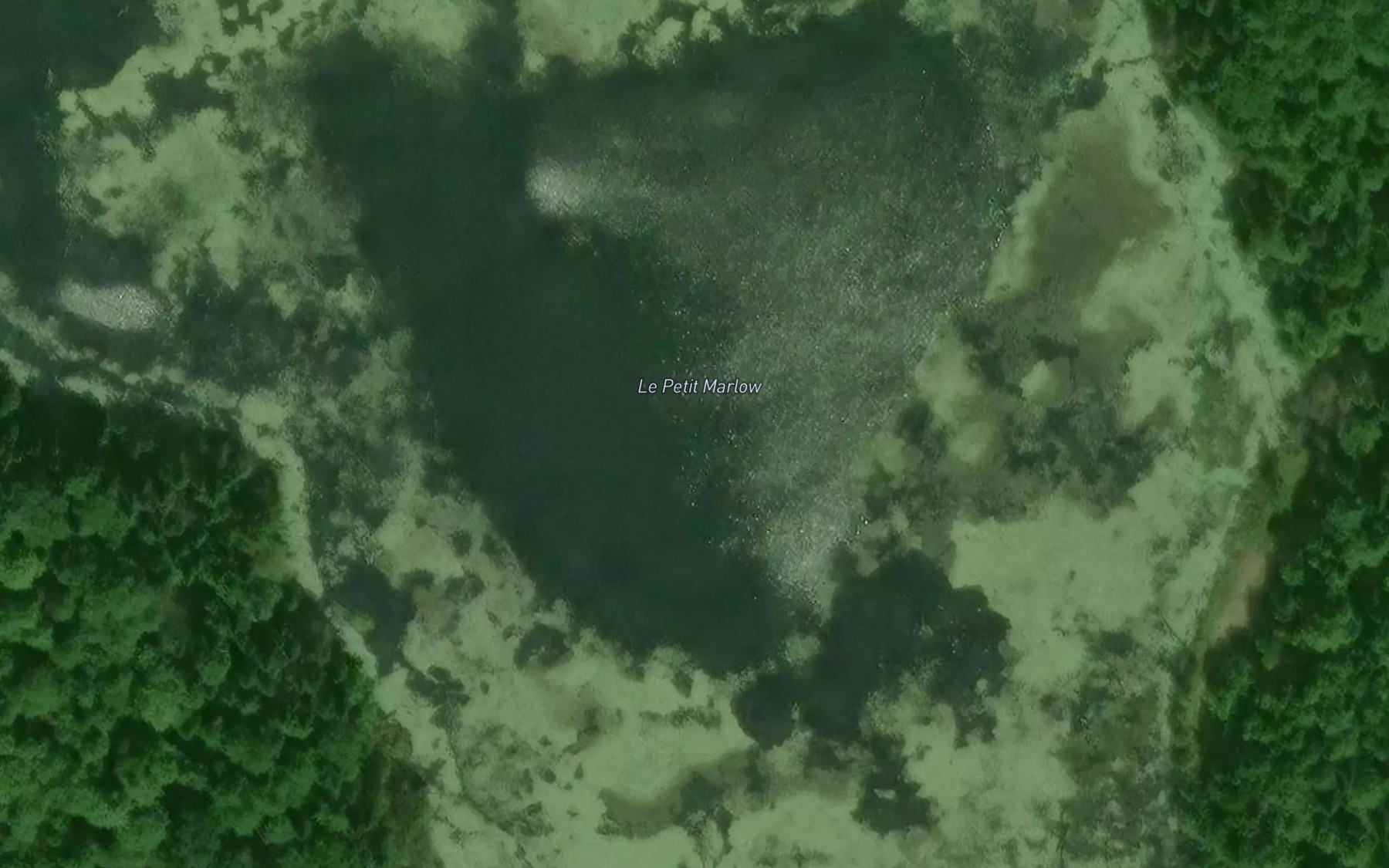 Satellite map of the Le Petit Marlow