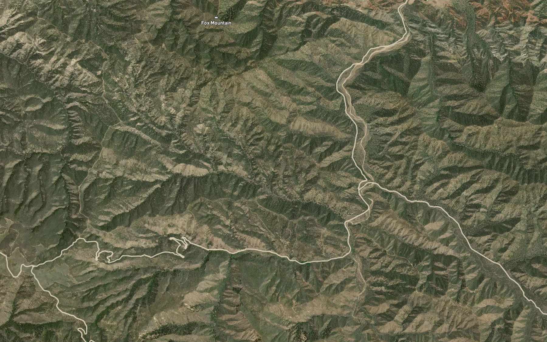 Satellite map of the Kendall Spring