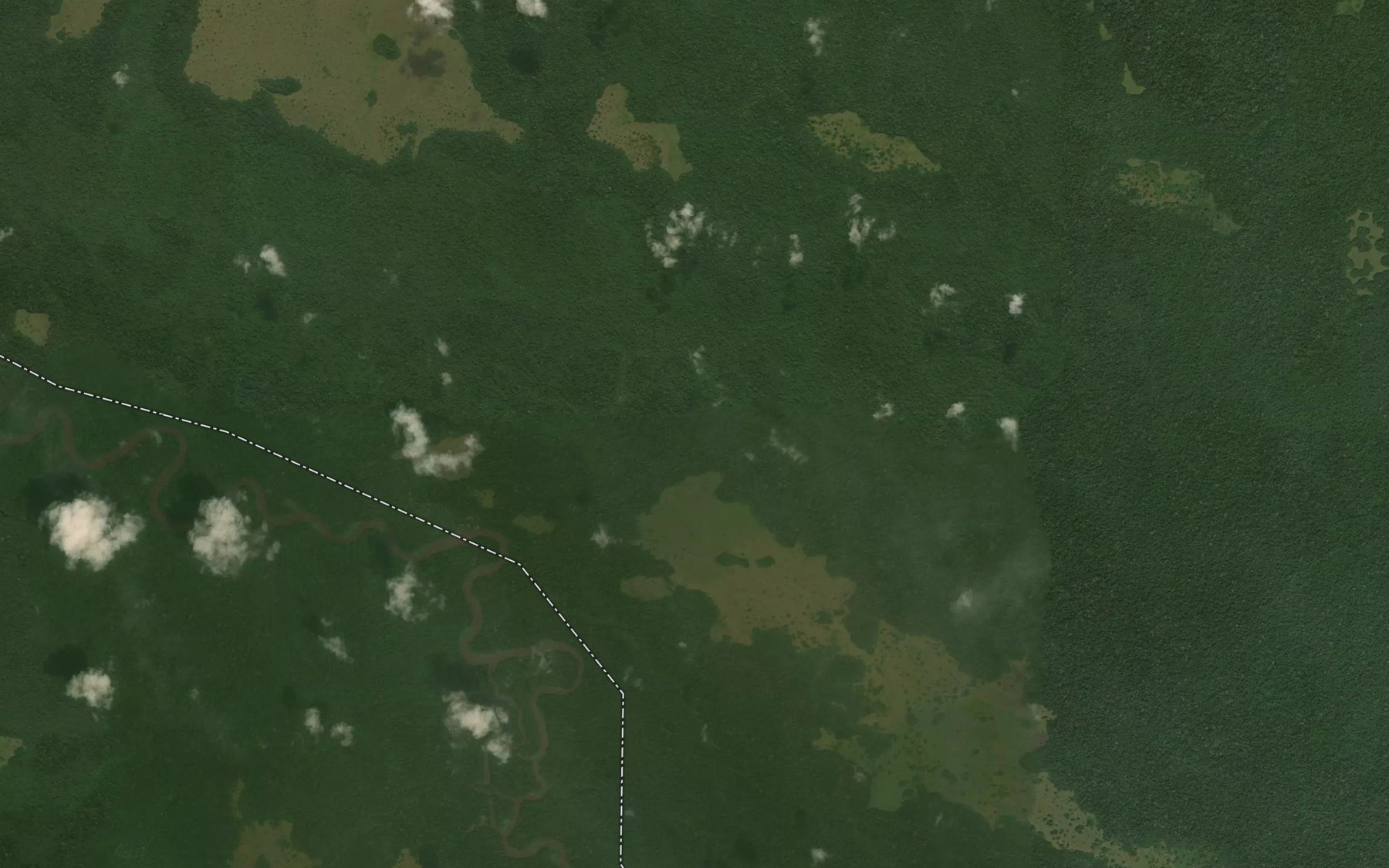 Satellite map of the Ngonga