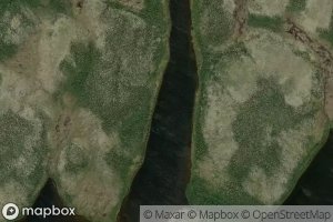 Satellite map of the Andersen Narrows