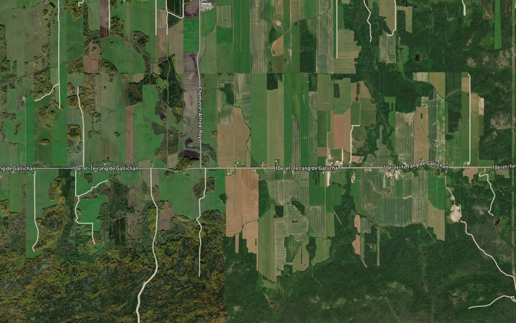 Satellite map of the Cours d'eau Rancourt