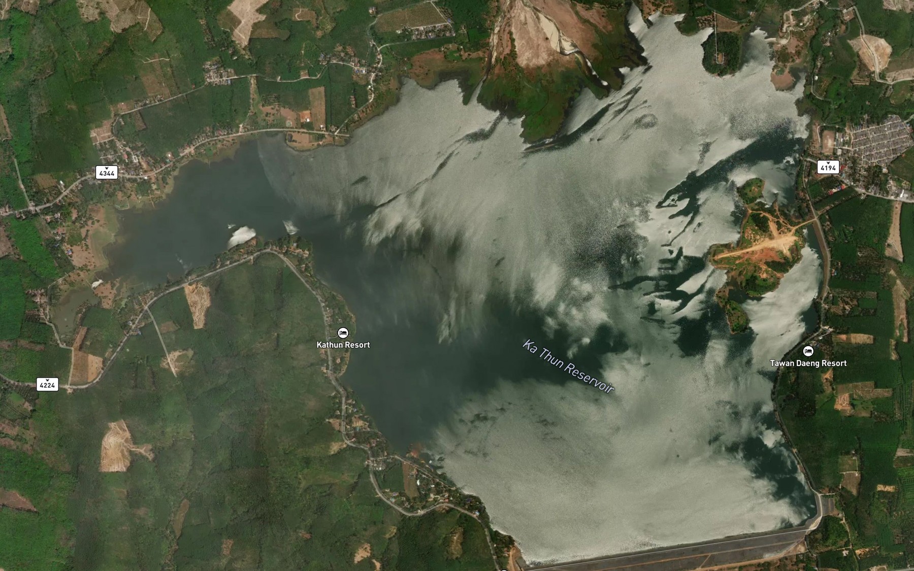 Satellite map of the Ang Kep Nam Kathun