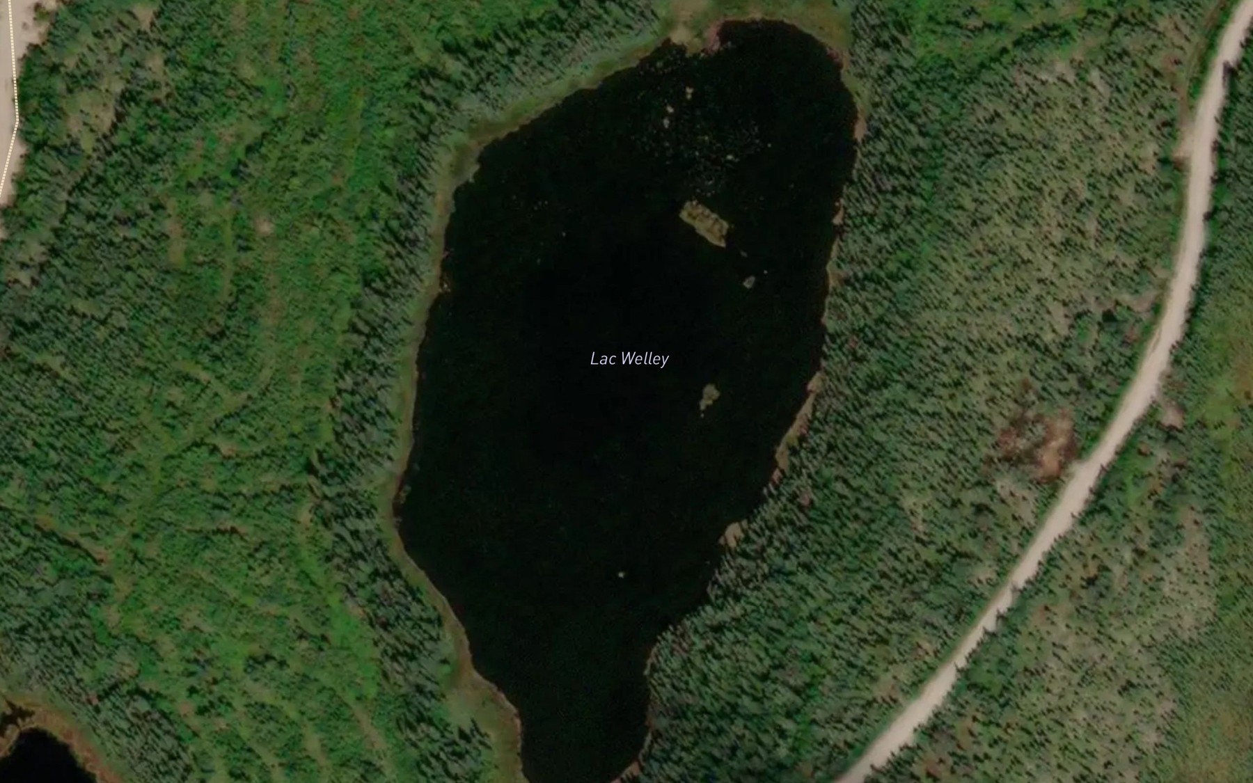 Satellite map of the Lac Welley