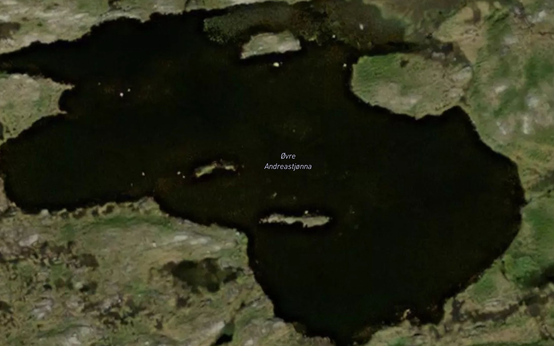 Satellite map of the Andreastjonnin,ovre