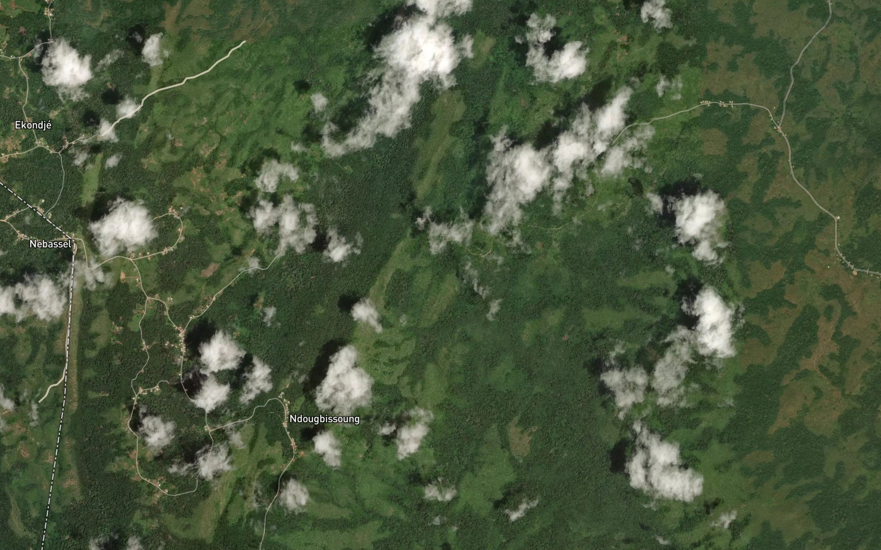Satellite map of the Lechete