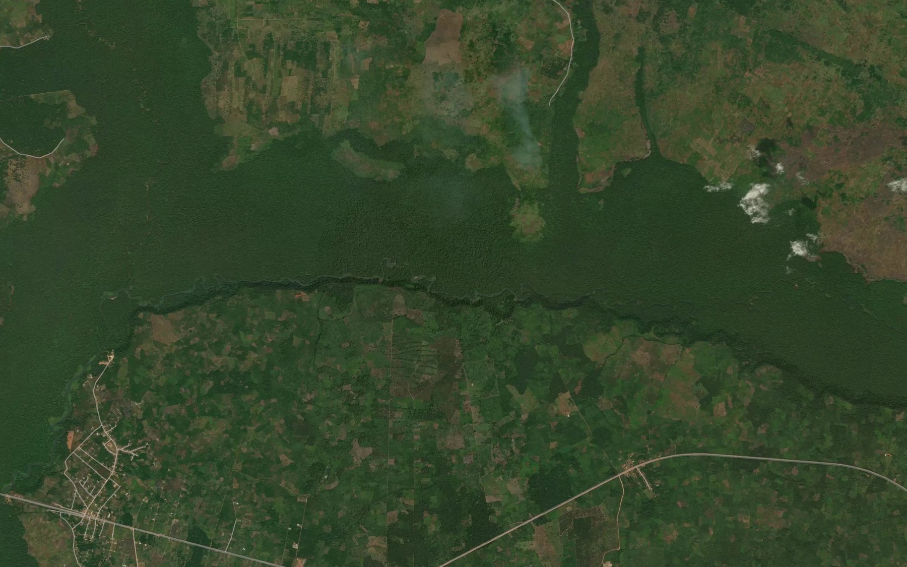 Satellite map of the River Ohunwan