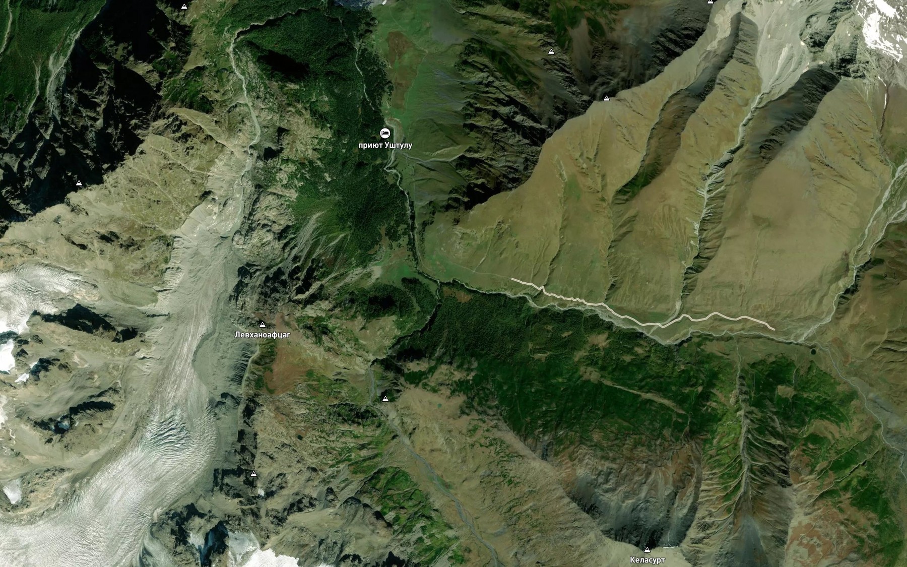 Satellite map of the Lokegi