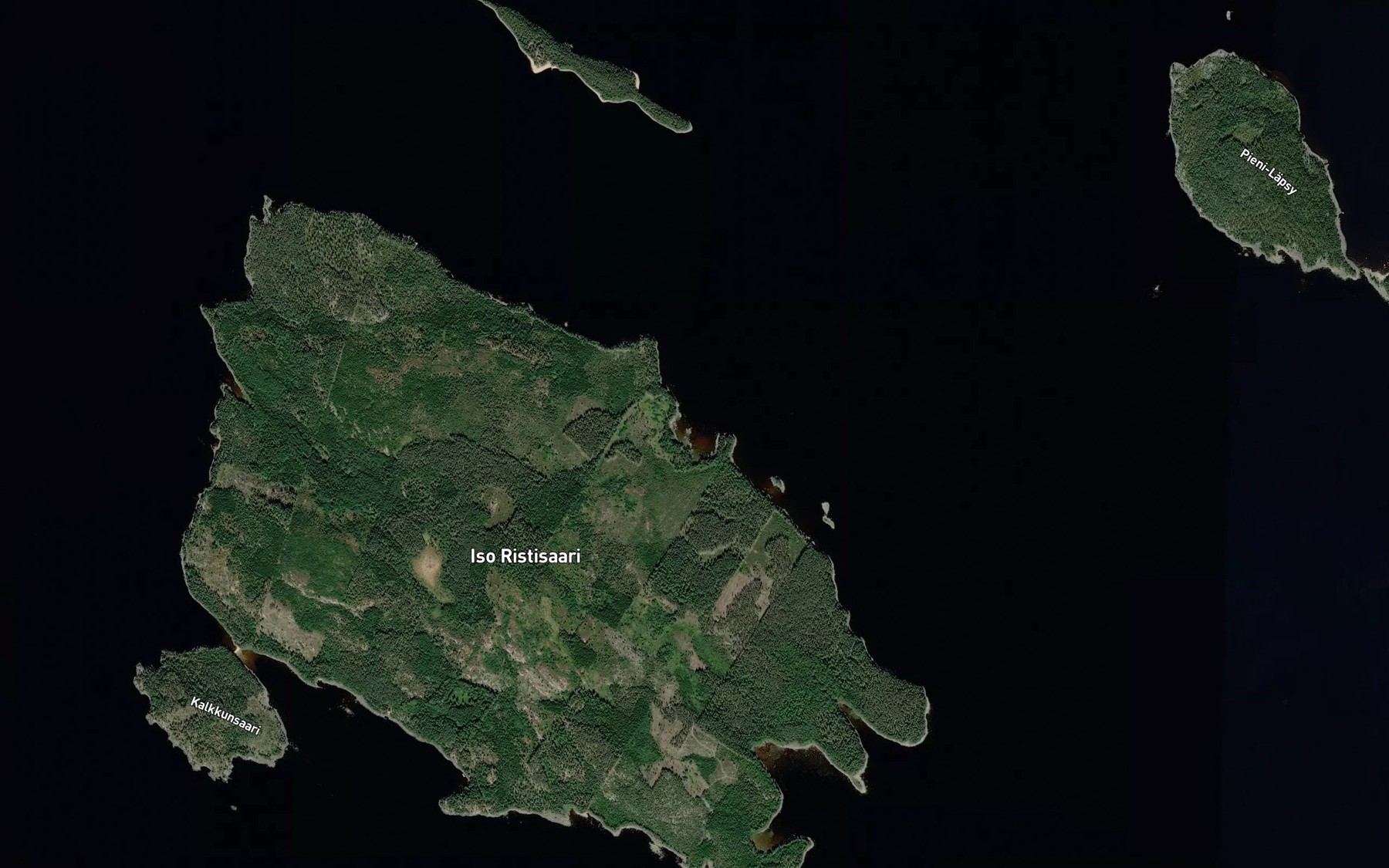 Satellite map of the Mieronlahti